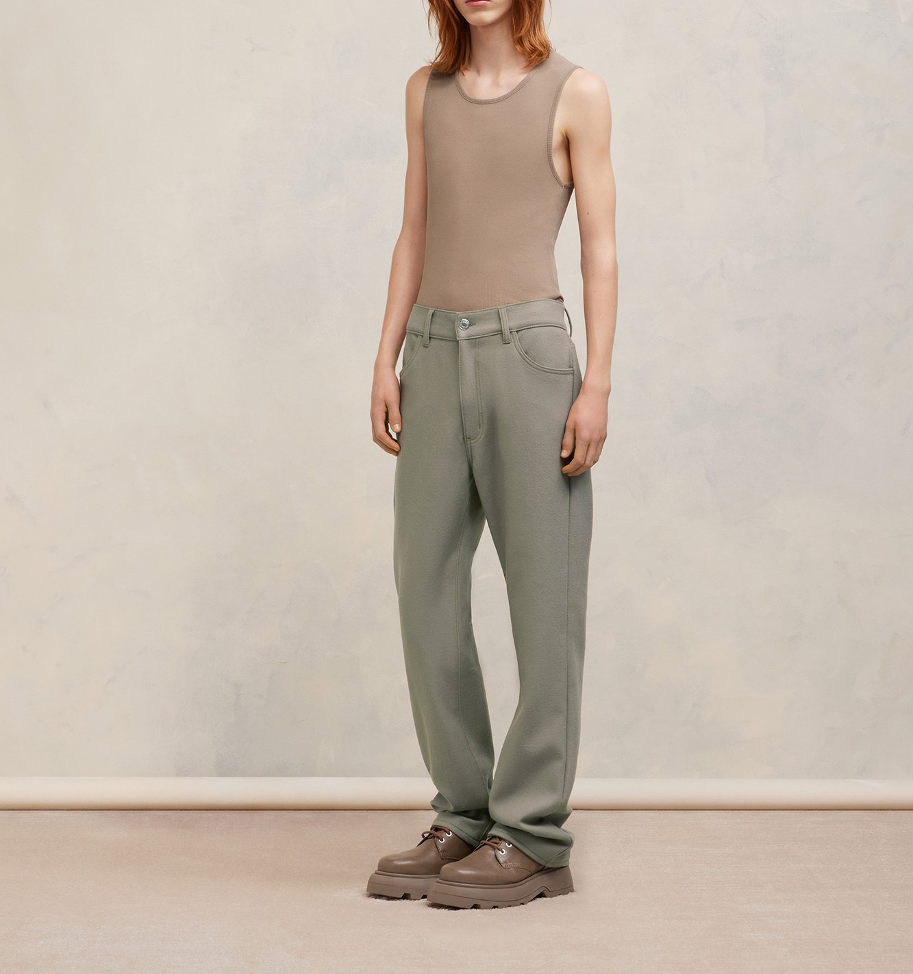 Pantalon straight fit Ami seconde main photo 4