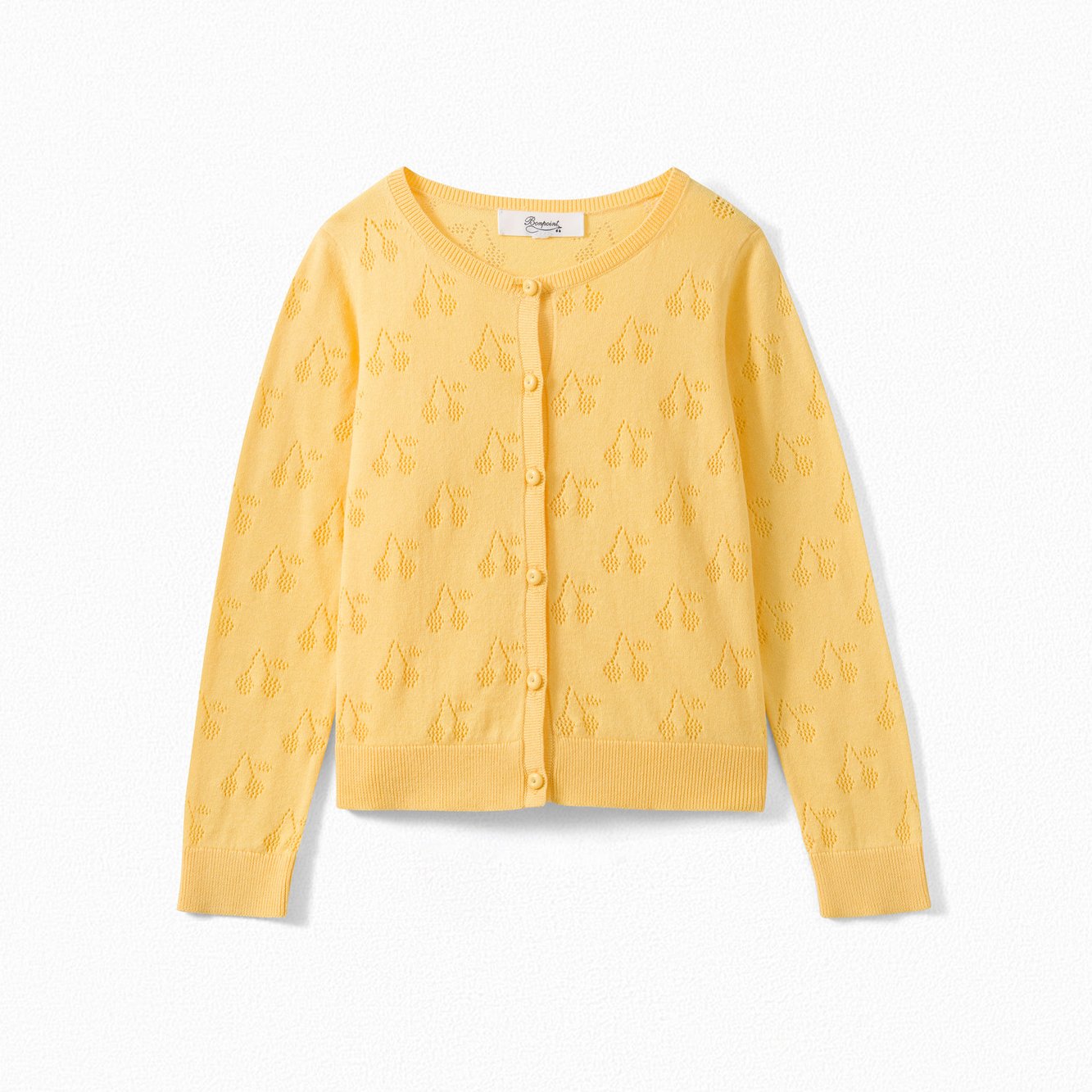 Cardigan en coton ajouré Bonpoint Vintage seconde main photo 1