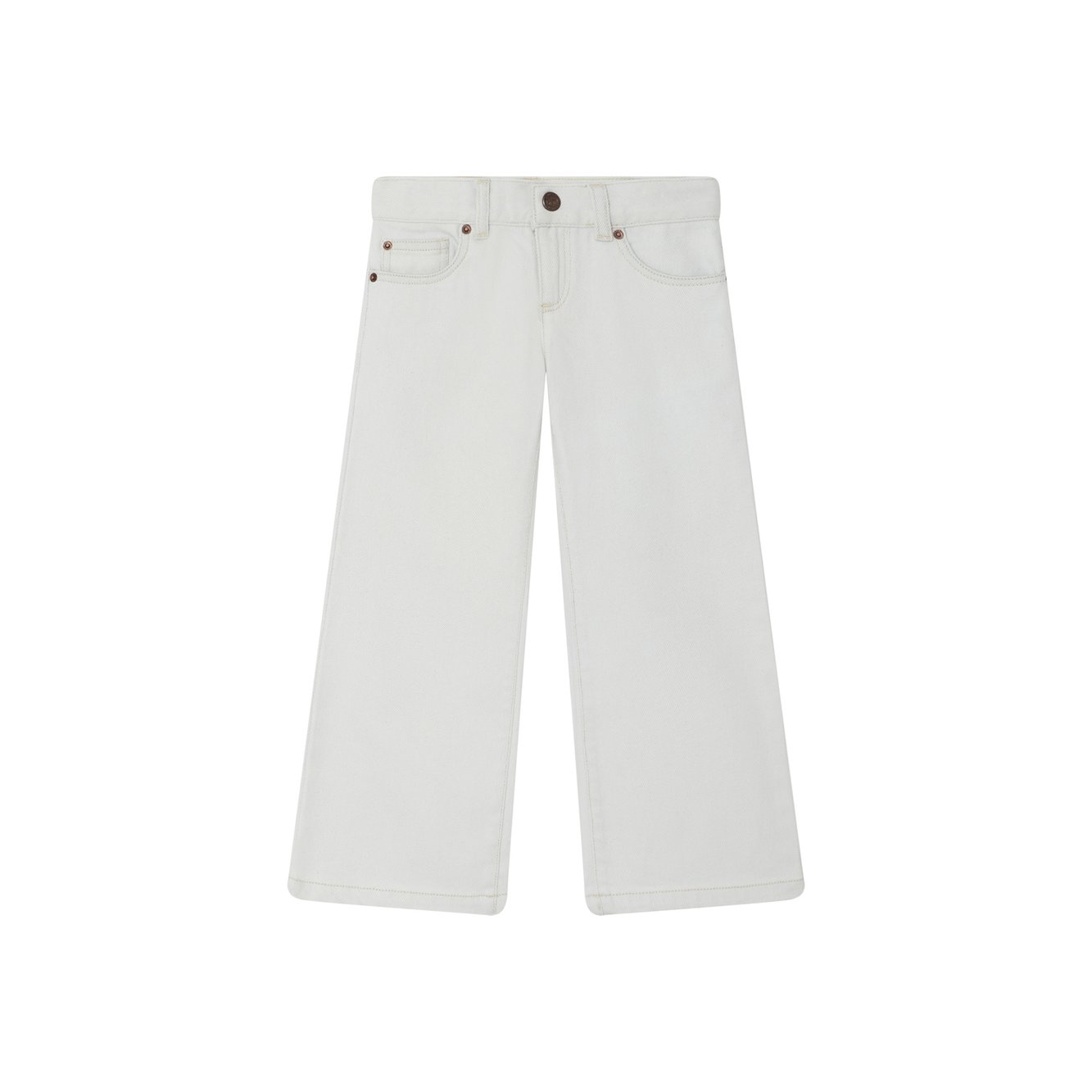 Jean en denim de coton bio Bonpoint Vintage seconde main photo 1
