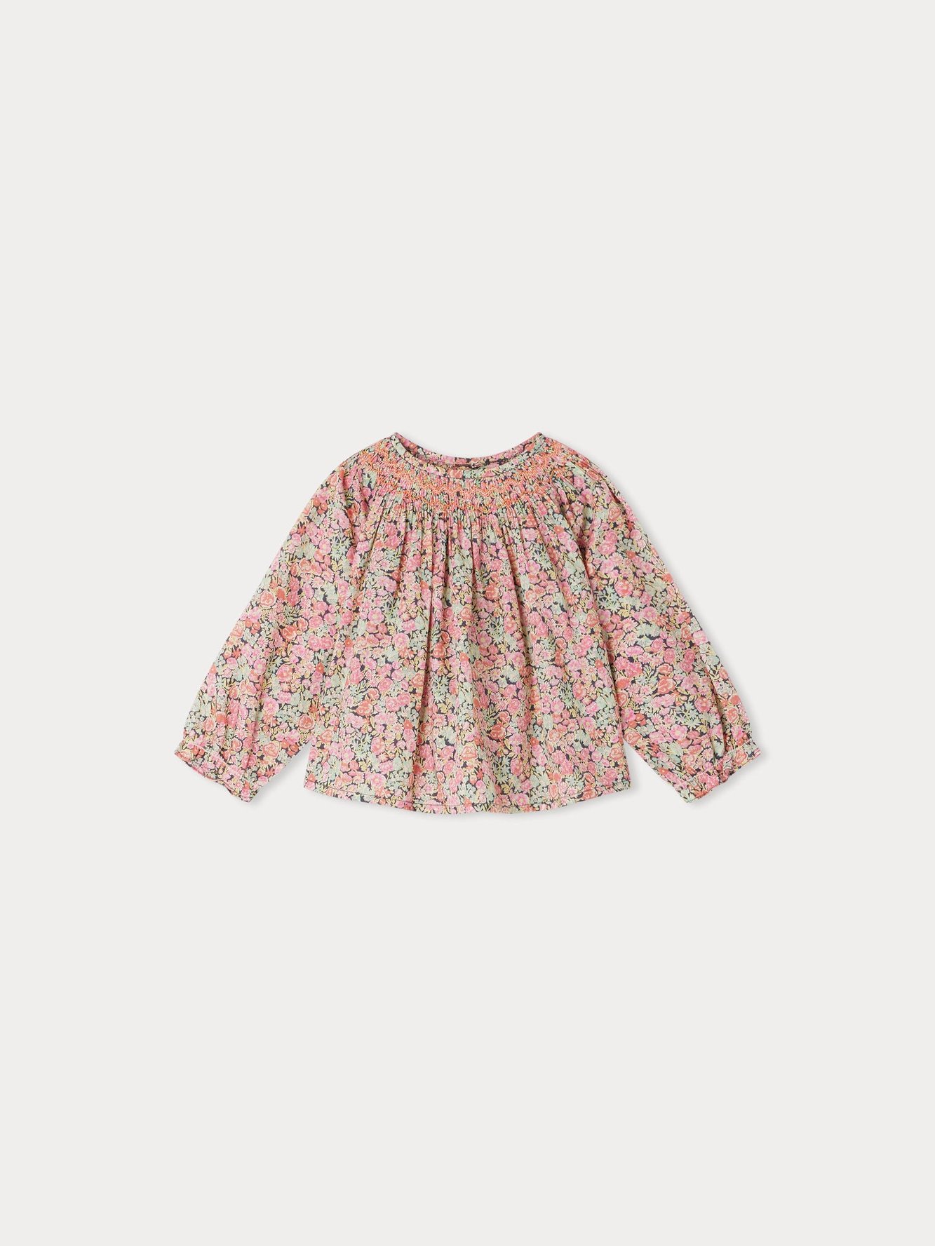 Blouse smockée Griotte Bonpoint Vintage seconde main photo 1