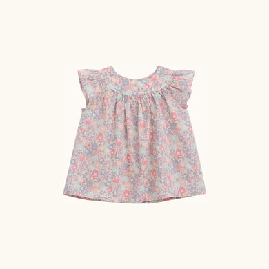 Blouse Lala motif Liberty Bonpoint Vintage seconde main photo 1