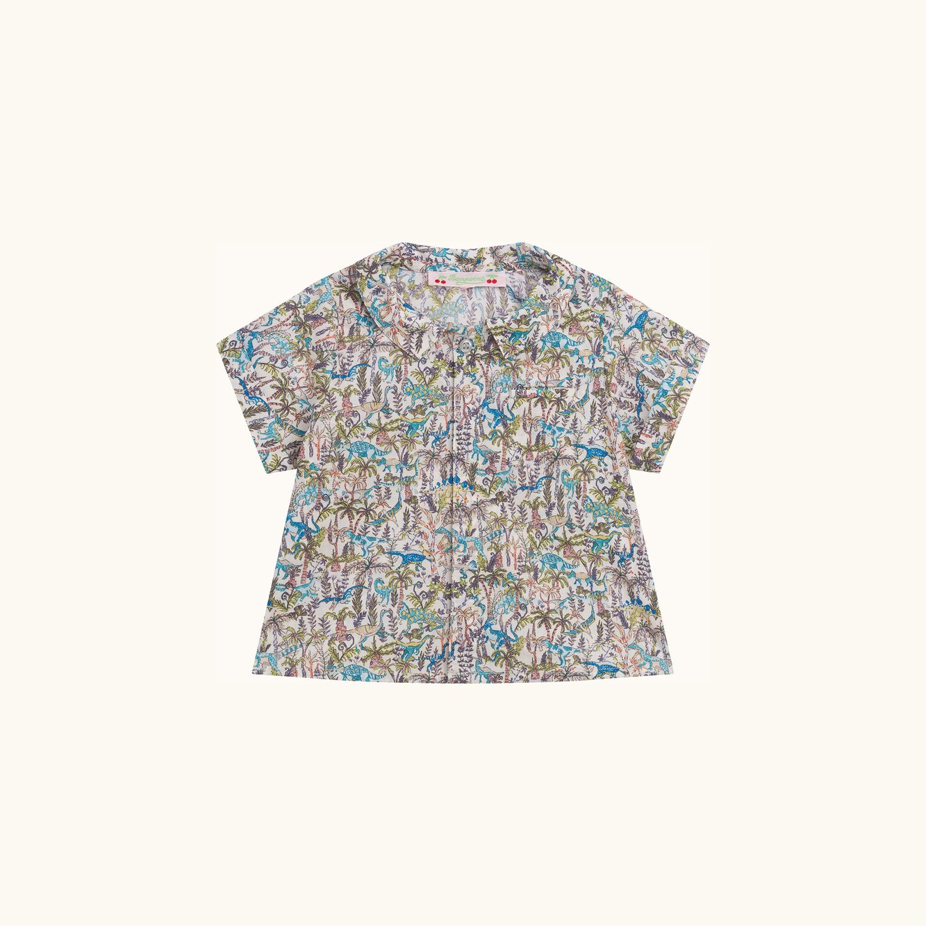 Chemise Nicolas à motif Liberty Bonpoint Vintage seconde main photo 1