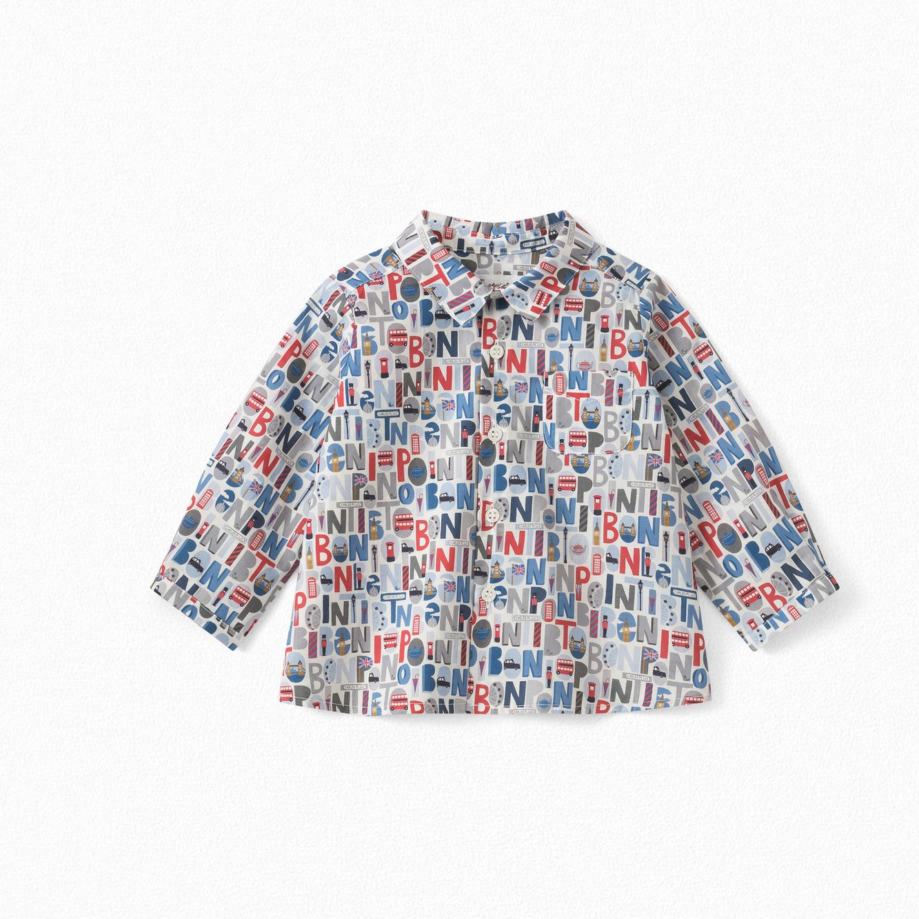 Chemise en tissu Liberty exclusif Bonpoint Vintage seconde main photo 1