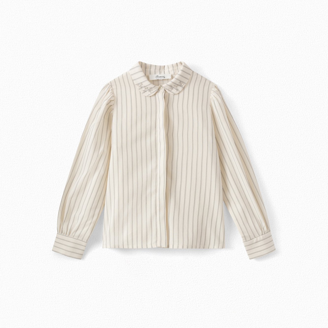 Blouse  en voile rayé Bonpoint Vintage seconde main photo 1