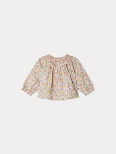 Blouse smockée Griotte Bonpoint Vintage seconde main photo 1