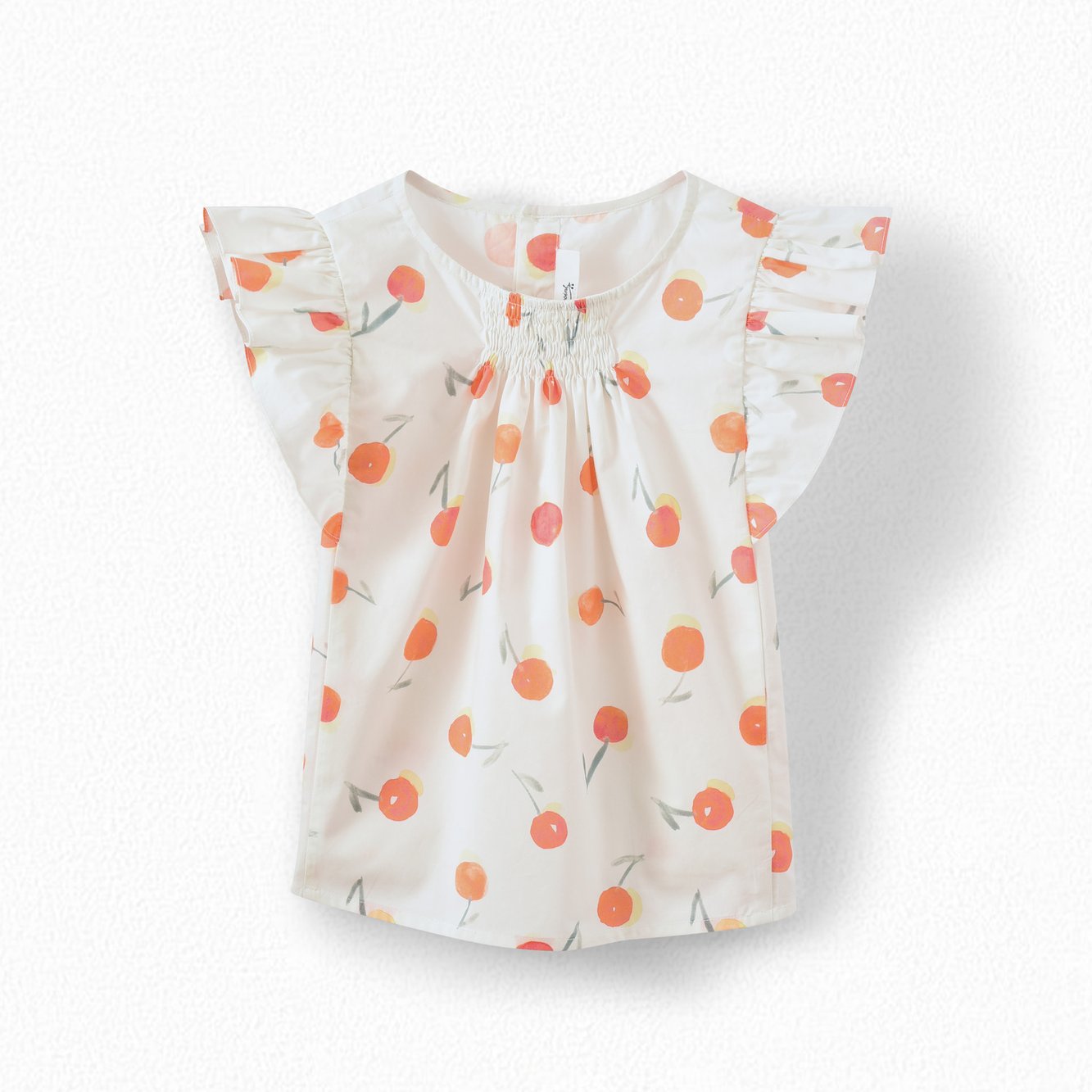 Blouse en popeline imprimée Bonpoint Vintage seconde main photo 1