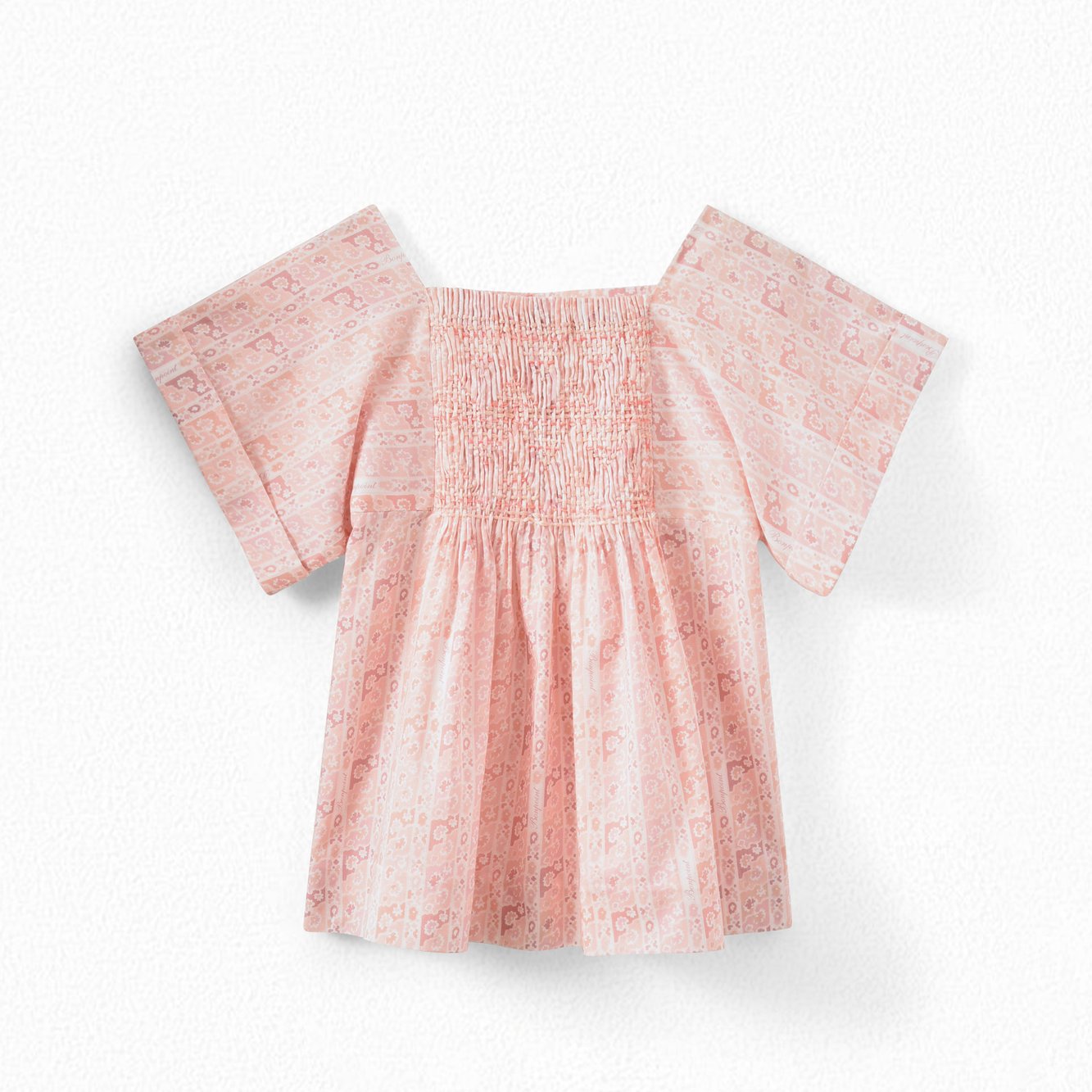 Blouse smockée en tissu Liberty Bonpoint Vintage seconde main photo 1