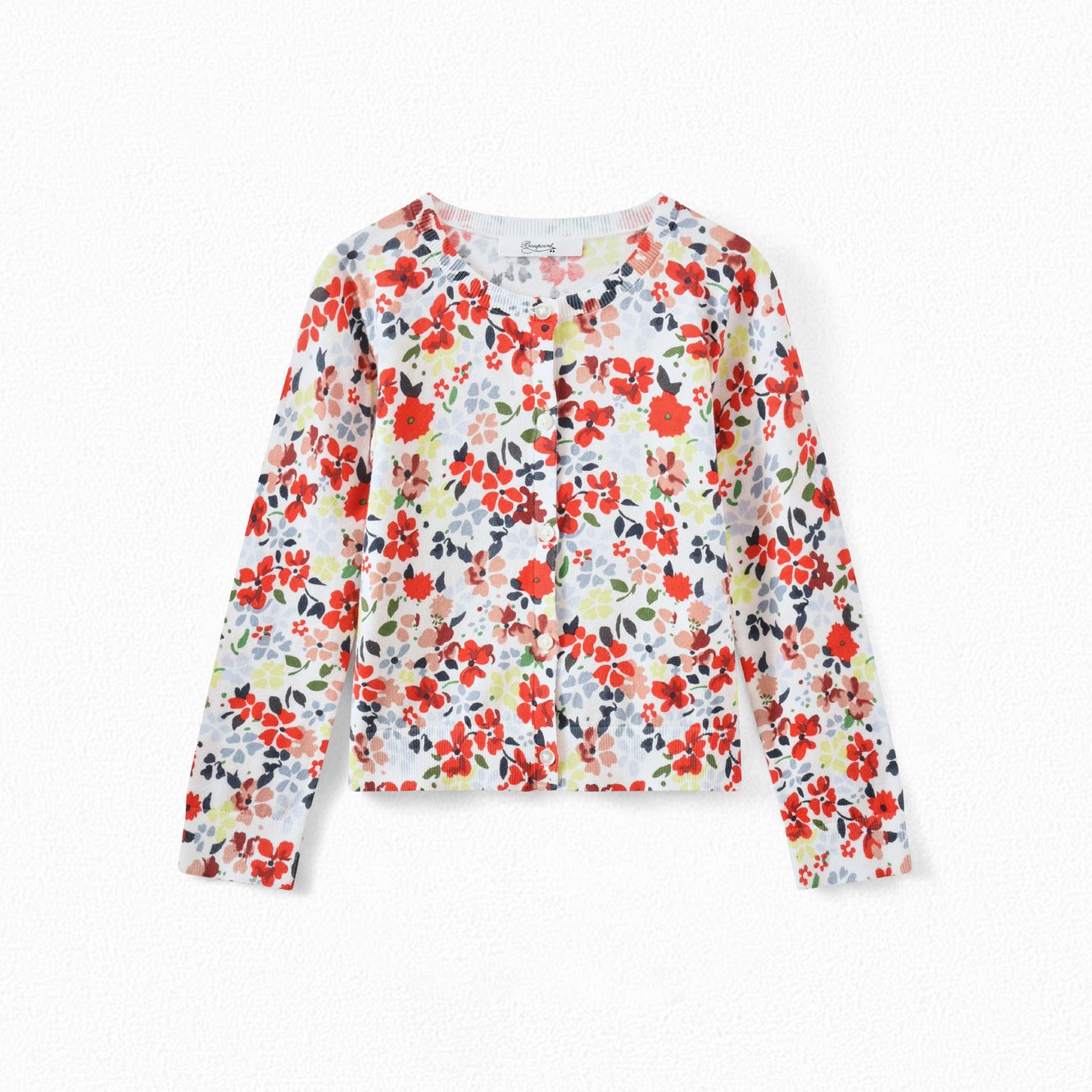 Cardigan imprimé Bonpoint Vintage seconde main photo 1