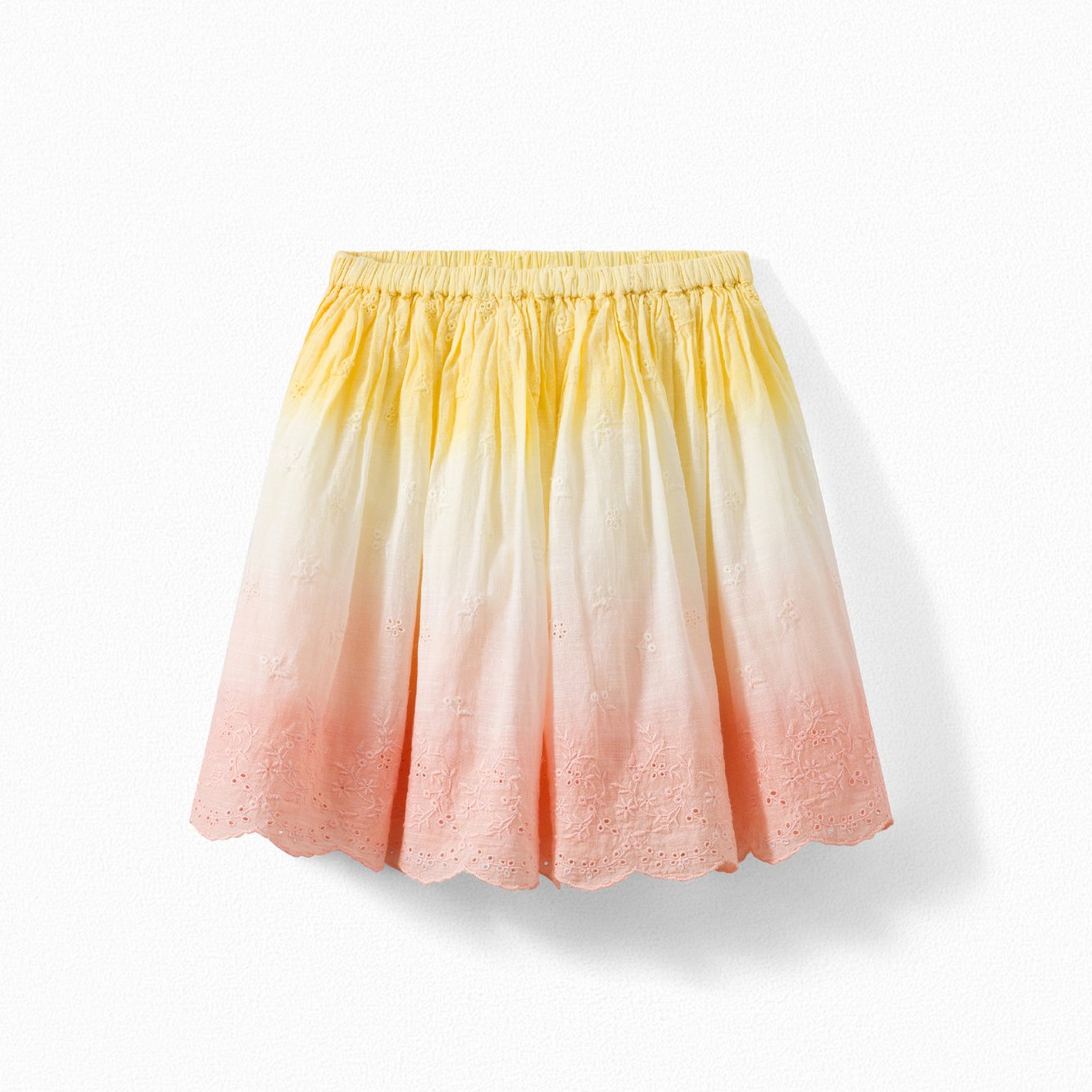 Jupe en broderie anglaise Bonpoint Vintage seconde main photo 1