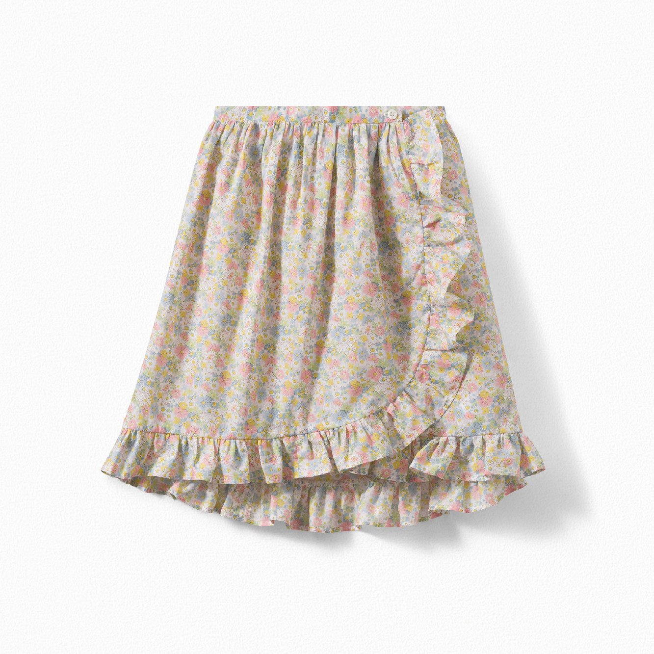 Jupe portefeuille en coton Liberty Bonpoint Vintage seconde main photo 1