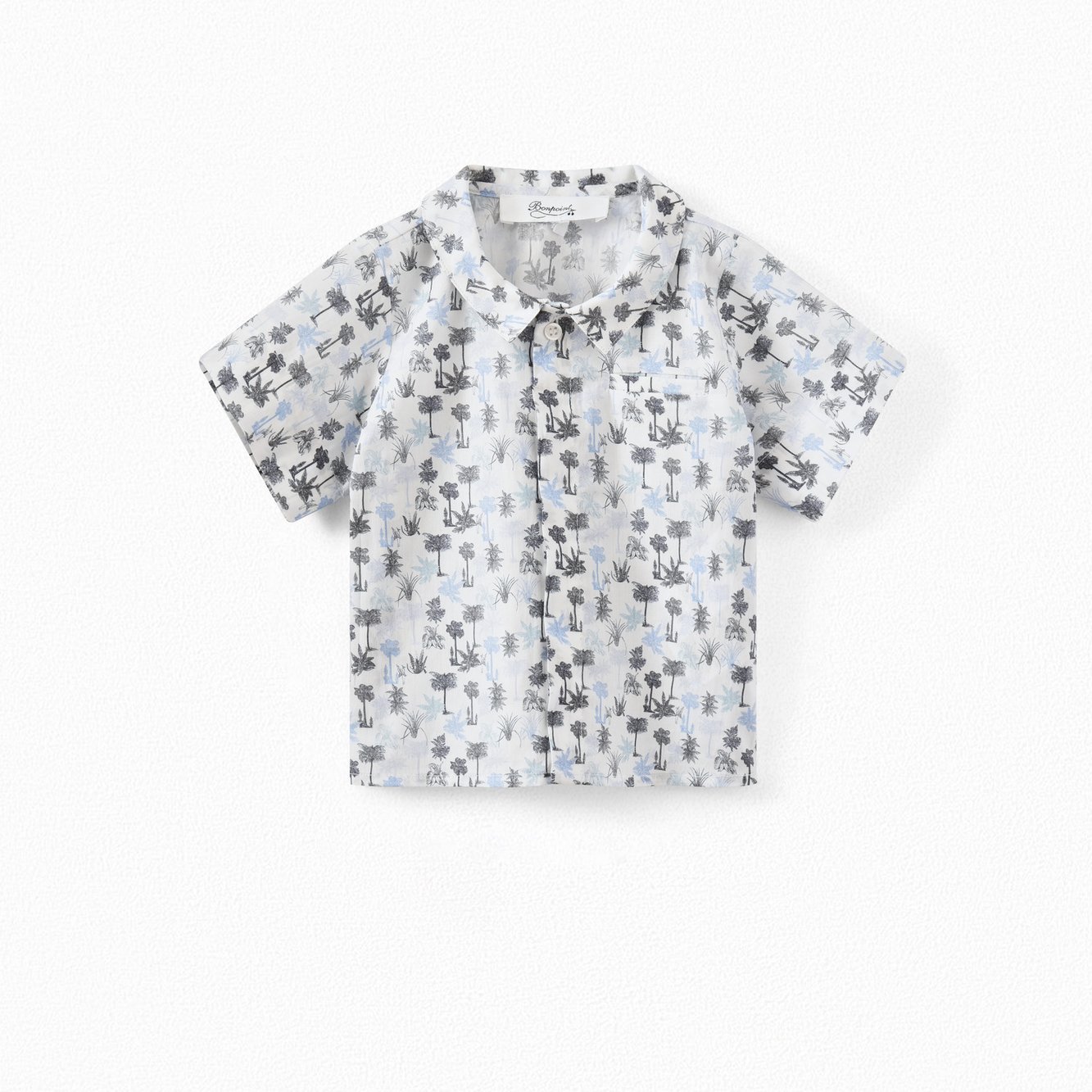 Chemise en popeline imprimée Bonpoint Vintage seconde main photo 1