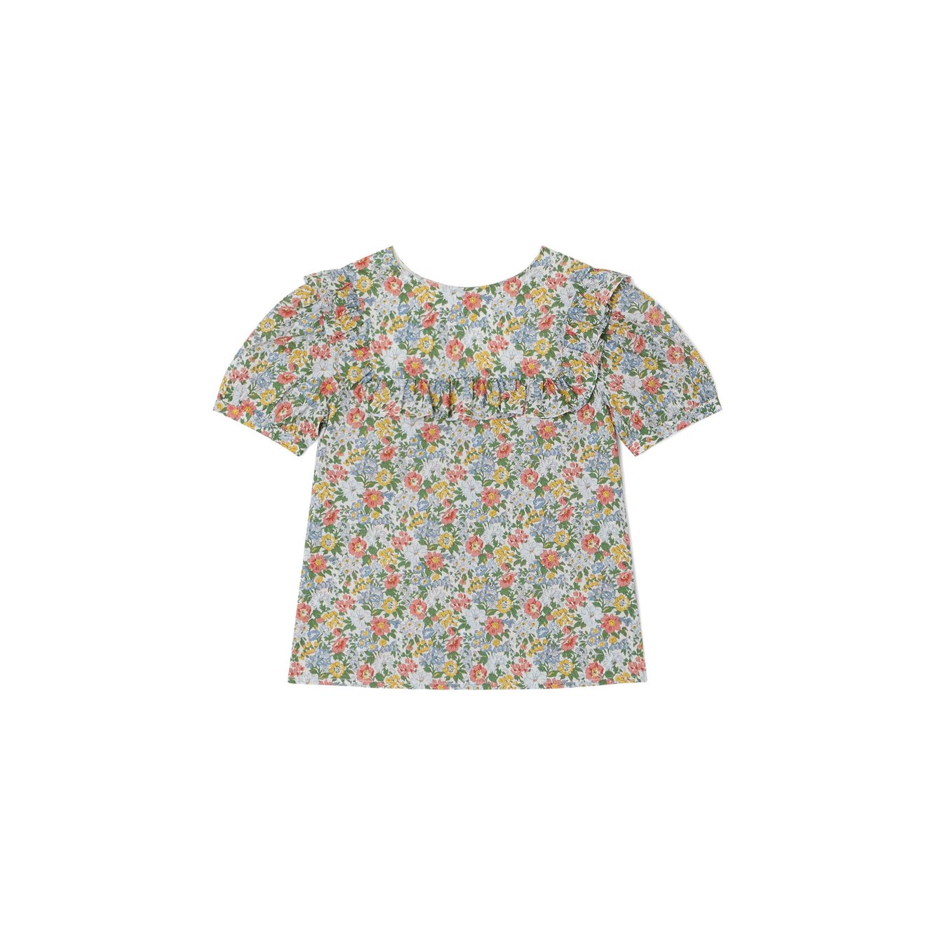 Blouse en tissu Liberty bio Bonpoint Vintage seconde main photo 1