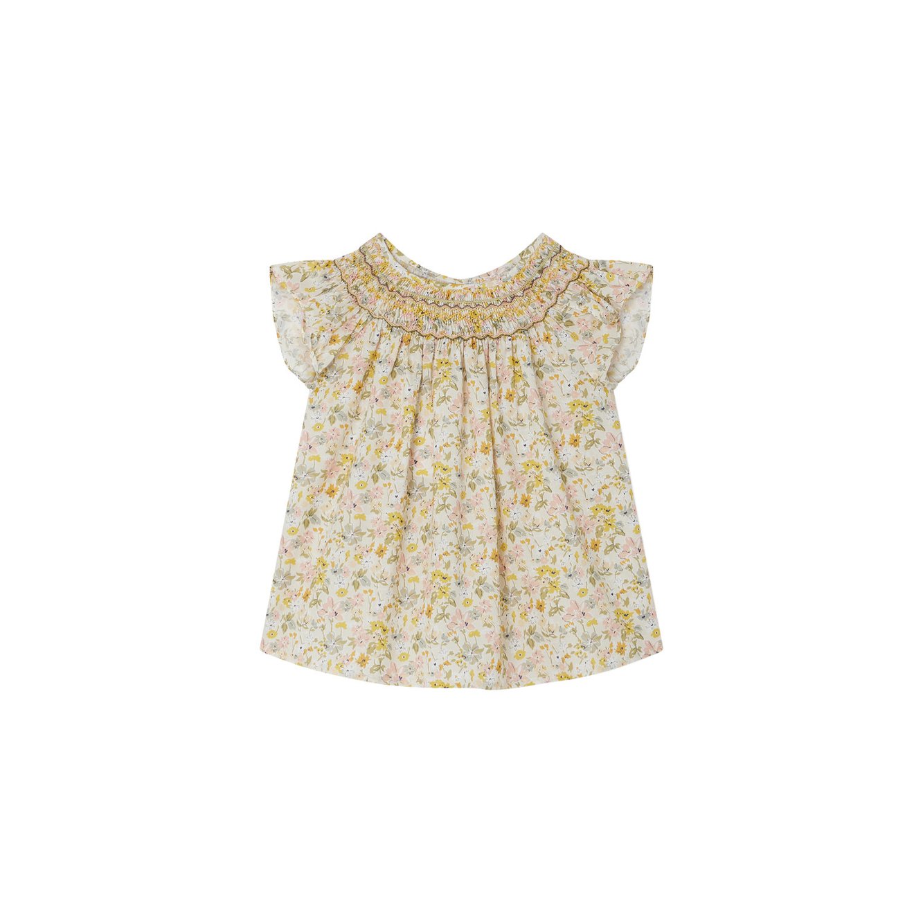 Blouse en tissu Liberty bio Bonpoint Vintage seconde main photo 1
