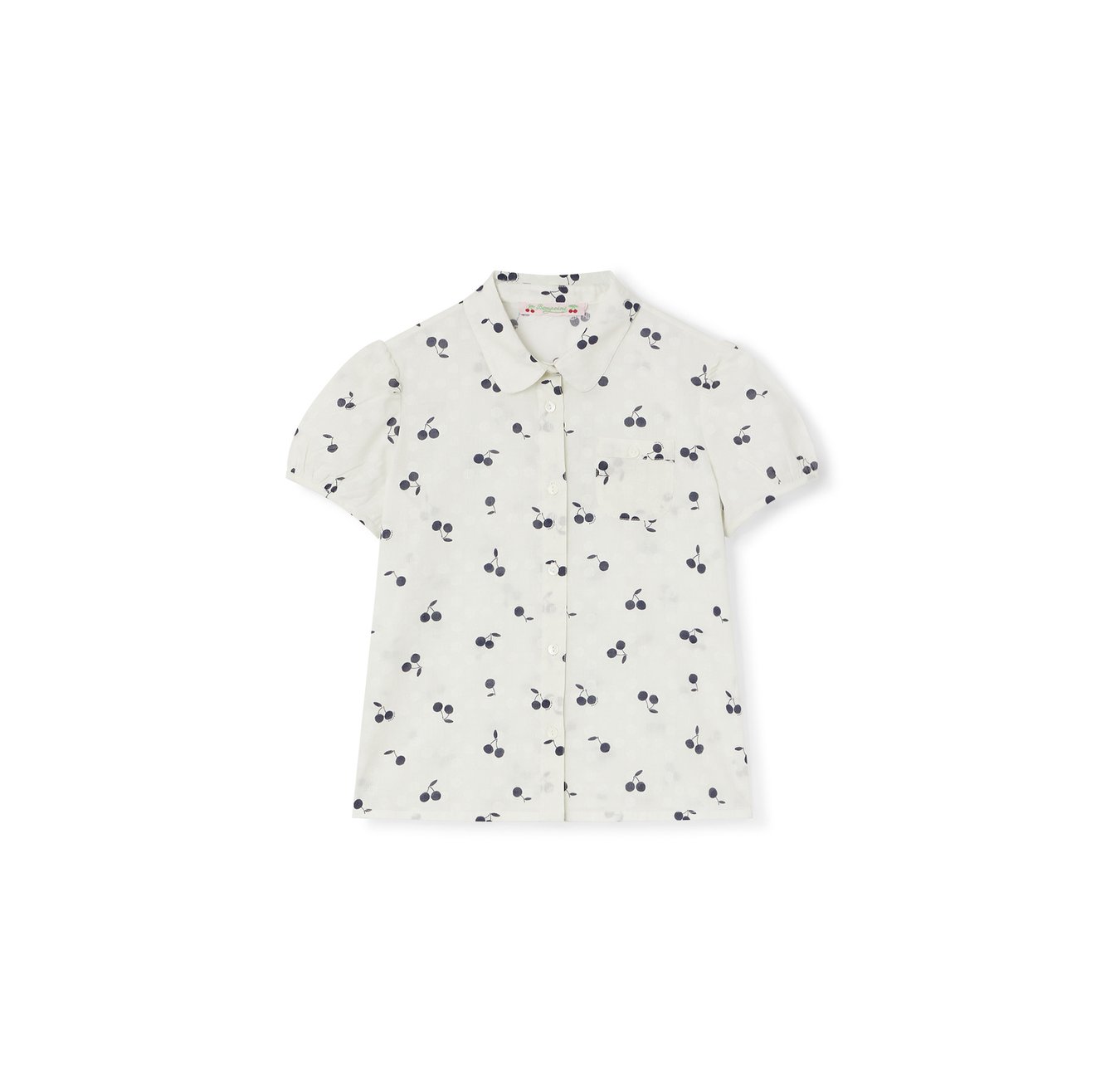 Blouse en coton imprimé Bonpoint Vintage seconde main photo 1