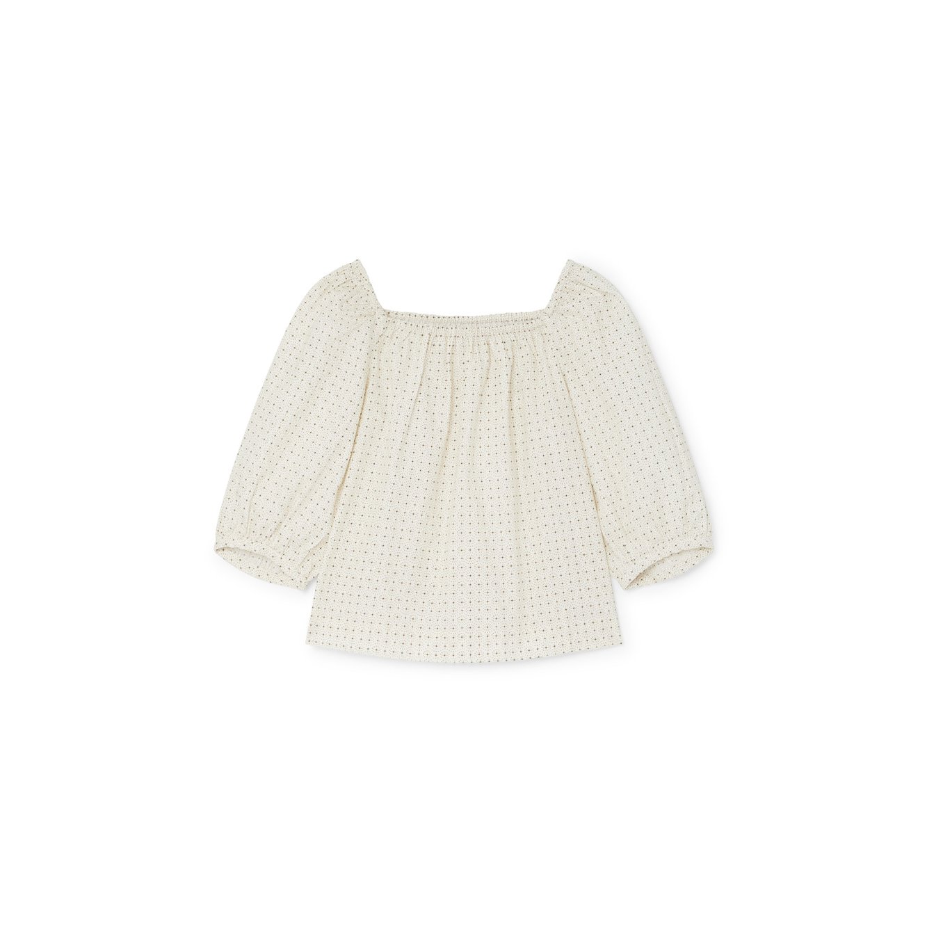 Blouse en voile de coton imprimé Bonpoint Vintage seconde main photo 1