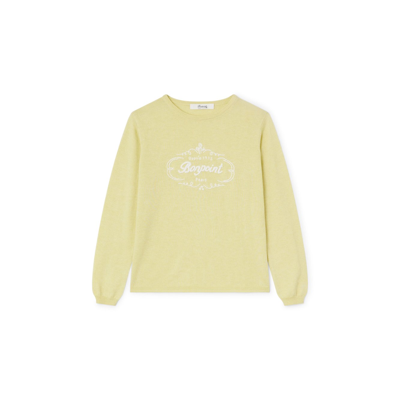 Pull avec broderie main Bonpoint Vintage seconde main photo 1