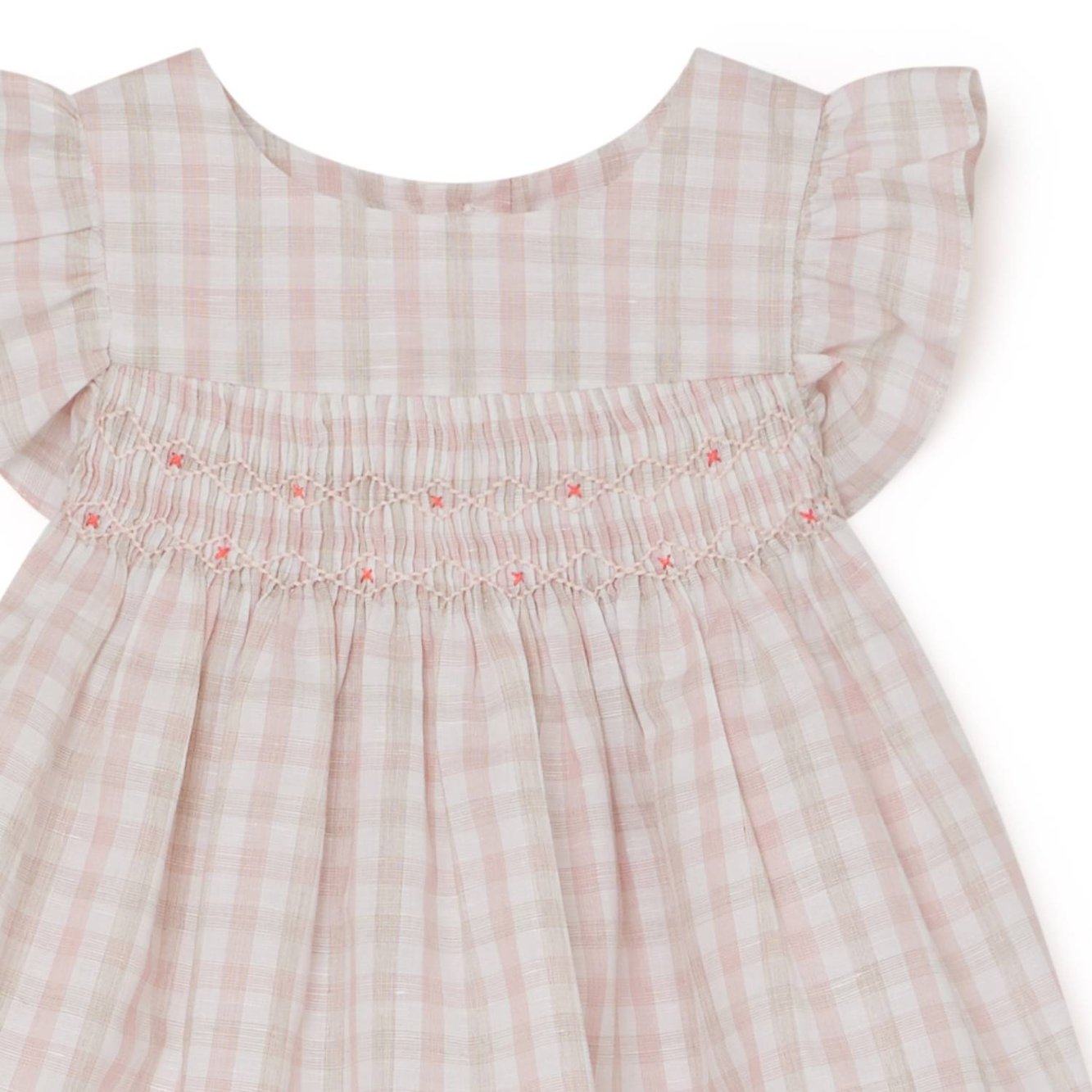 Blouse en coton et lin Bonpoint Vintage seconde main photo 1