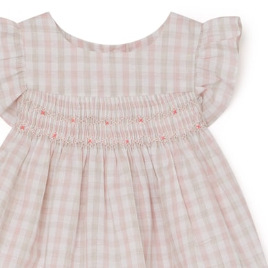 Blouse en coton et lin Bonpoint Vintage seconde main photo 1