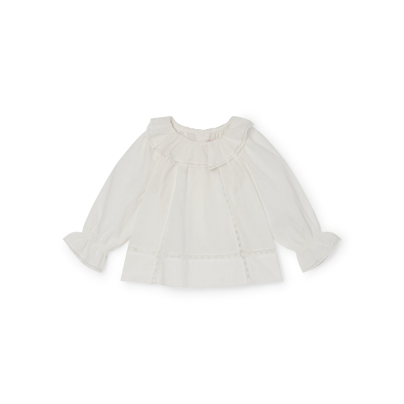 Blouse avec dentelle Bonpoint Vintage seconde main photo 1