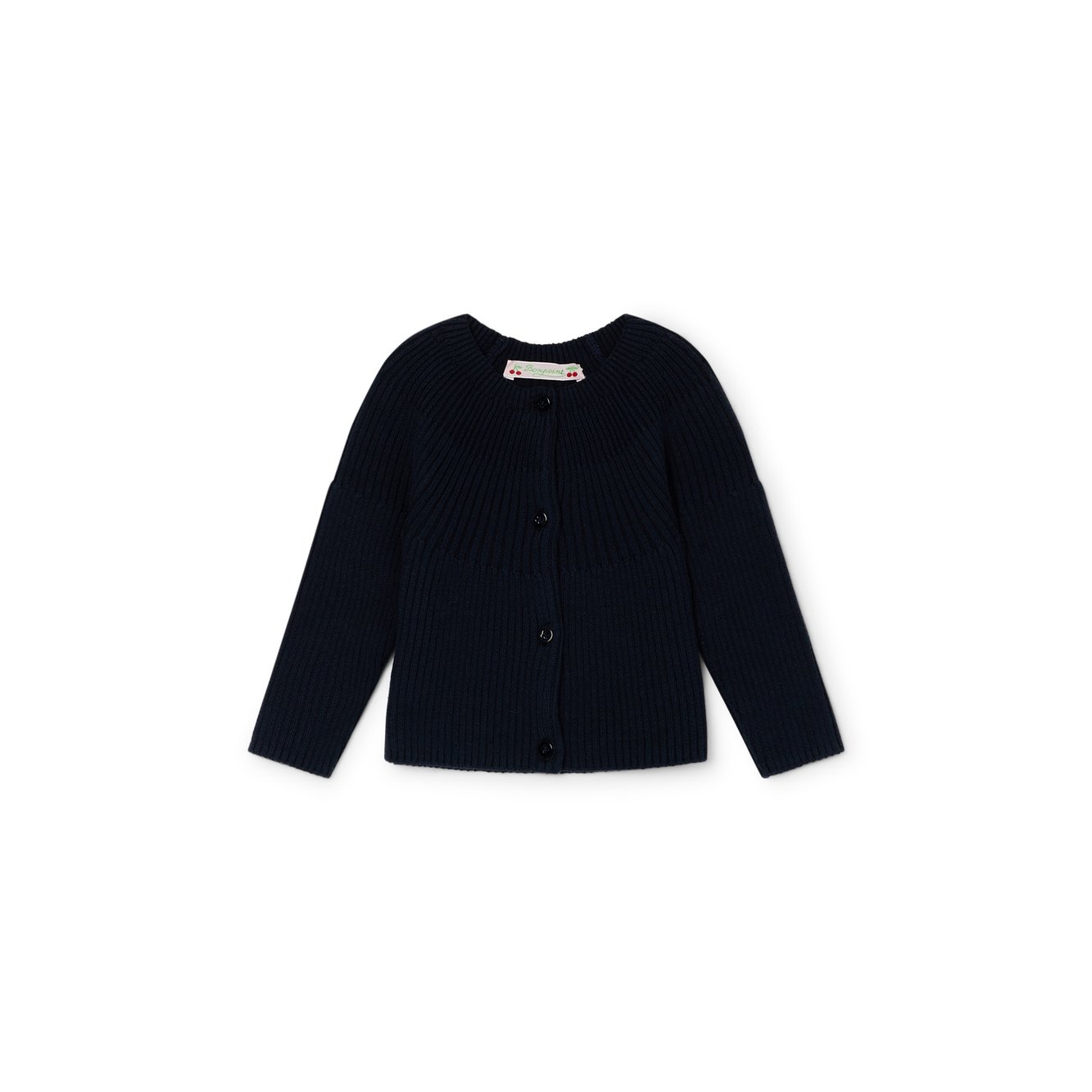 Cardigan à côtes Bonpoint Vintage seconde main photo 1