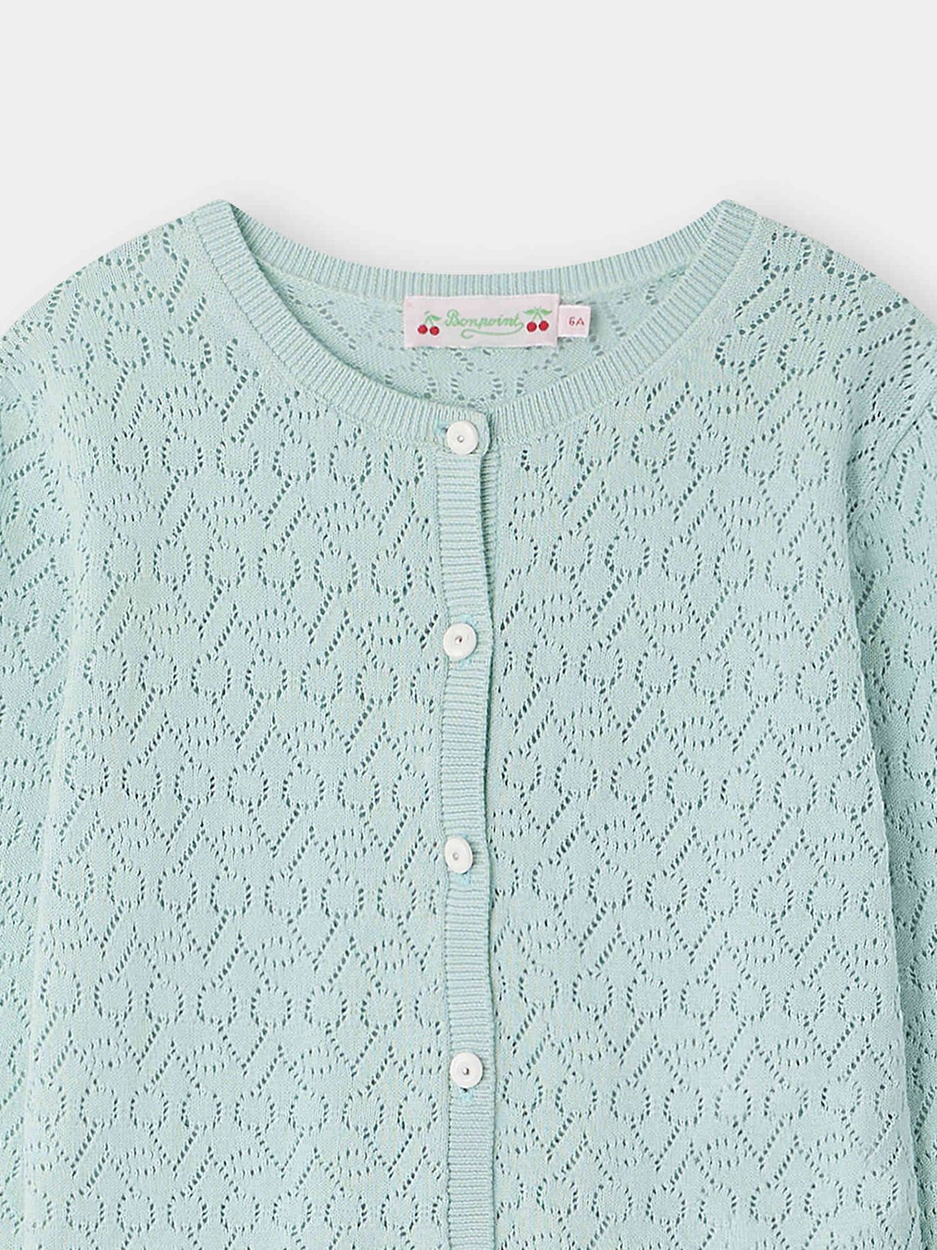 Cardigan Cherry Bonpoint Vintage seconde main photo 4