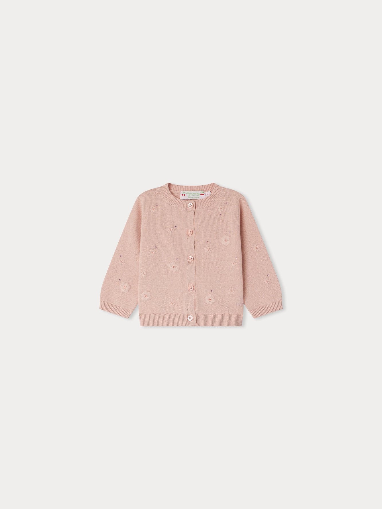 Cardigan Claudie sérigraphié Bonpoint Vintage seconde main photo 1