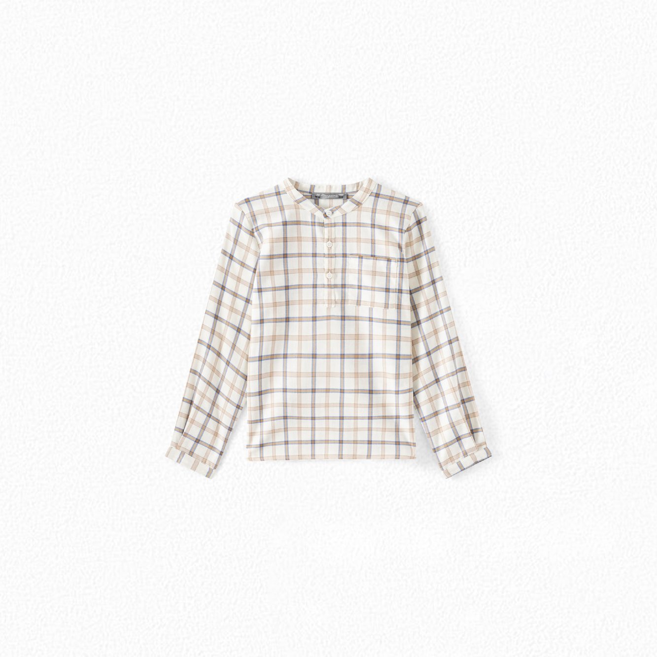 Chemise en twill à carreaux Bonpoint Vintage seconde main photo 1