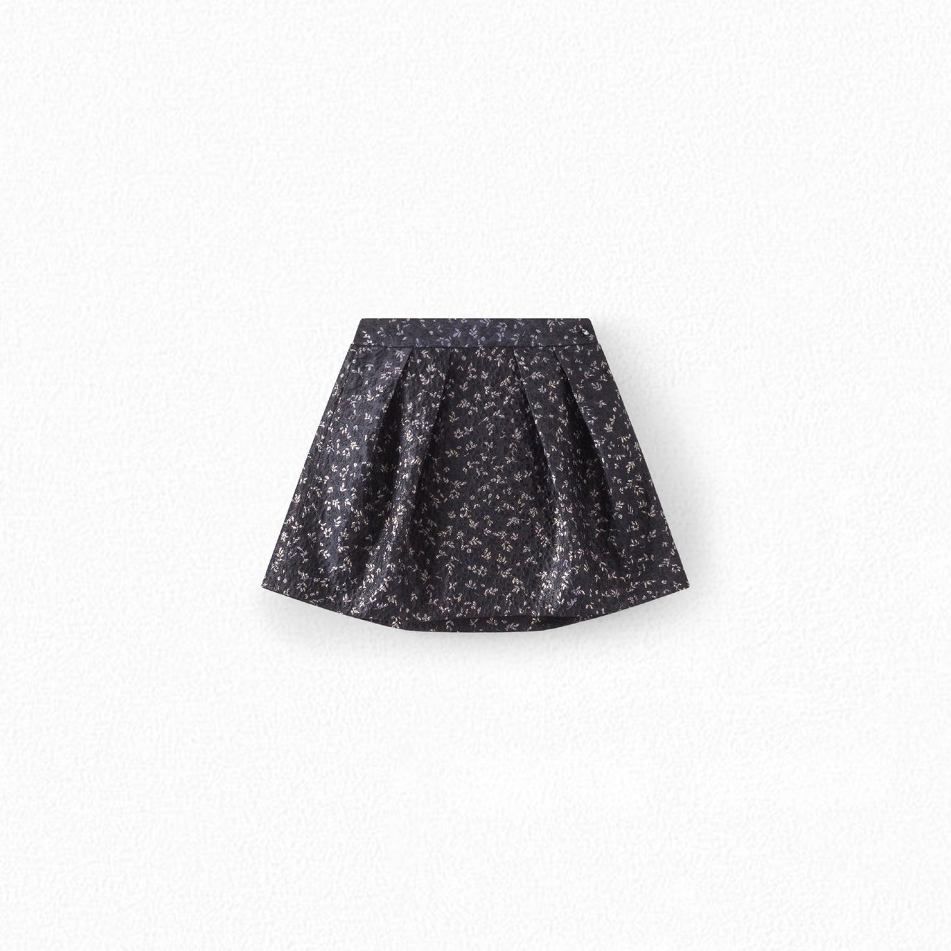 Girls' Metallic Jacquard Skirt Bonpoint Vintage second-hand photo 1