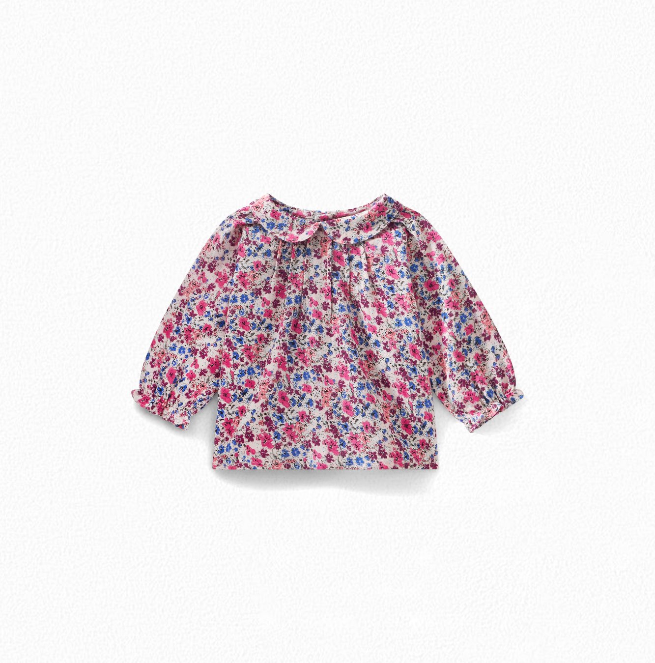 Cotton Crepe Blouse for Baby Bonpoint Vintage second-hand photo 1