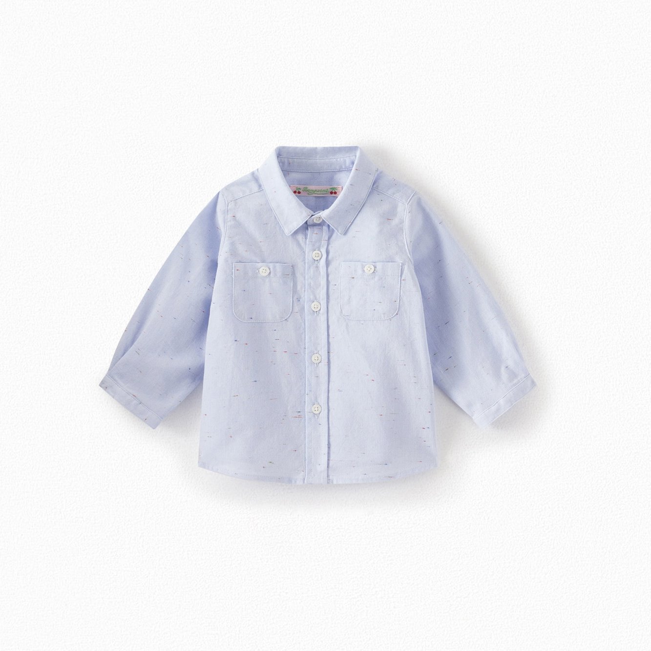Chemise en popeline mouchetée Bonpoint Vintage seconde main photo 1