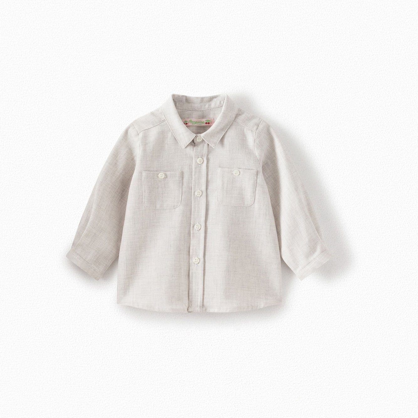 Chemise en coton émerisé Bonpoint Vintage seconde main photo 1
