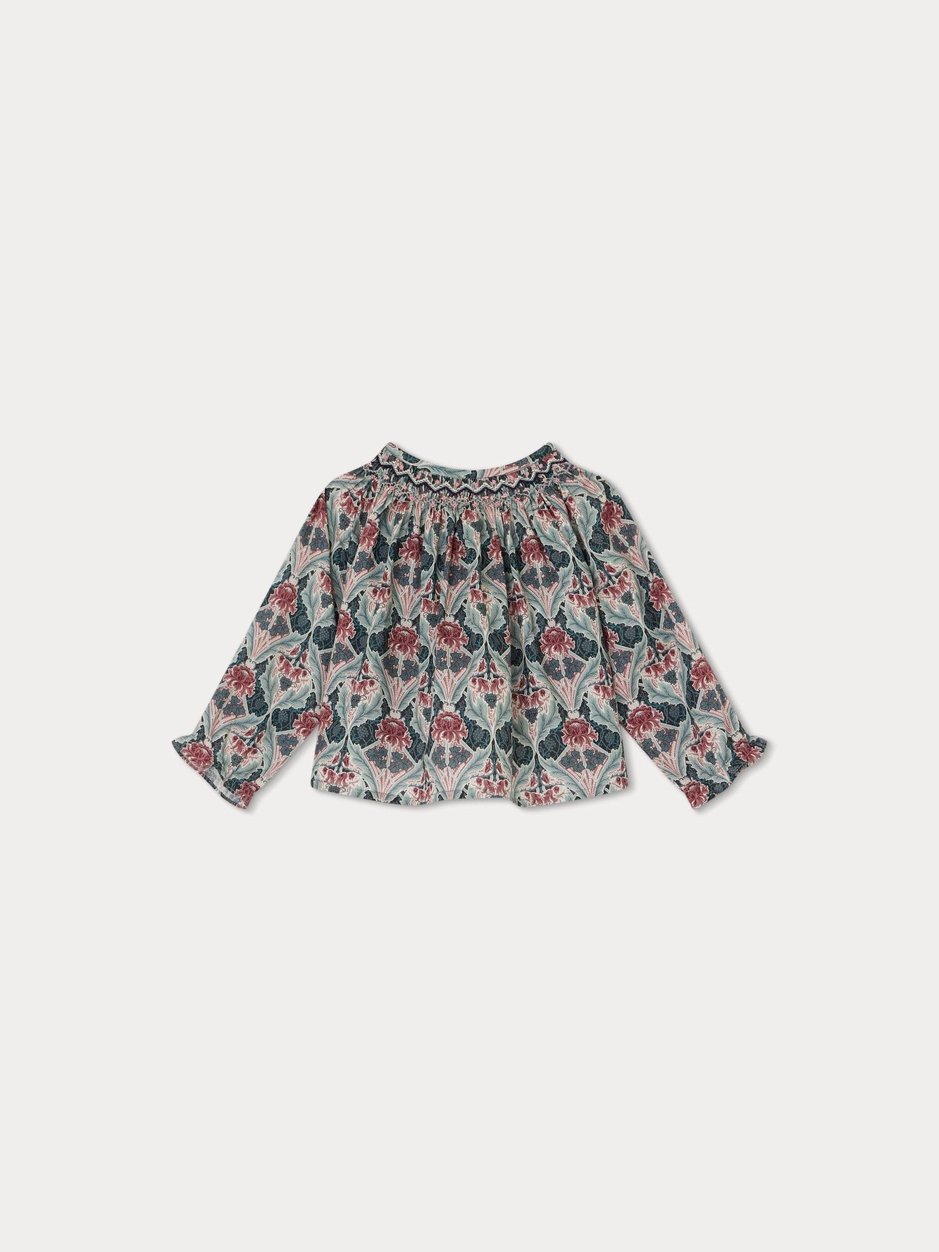 Blouse smockée Griotte Bonpoint Vintage seconde main photo 1