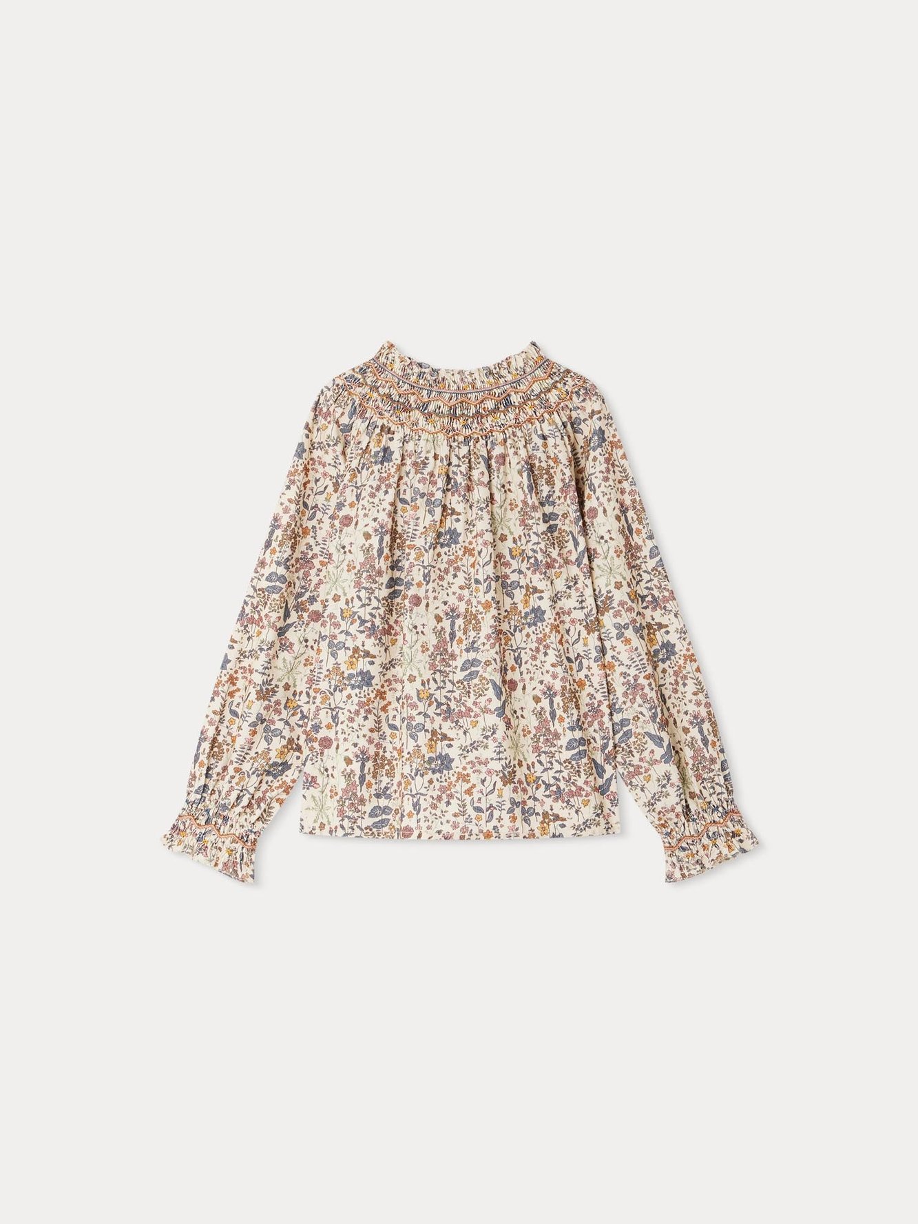 Blouse smockée Petale Bonpoint Vintage seconde main photo 4