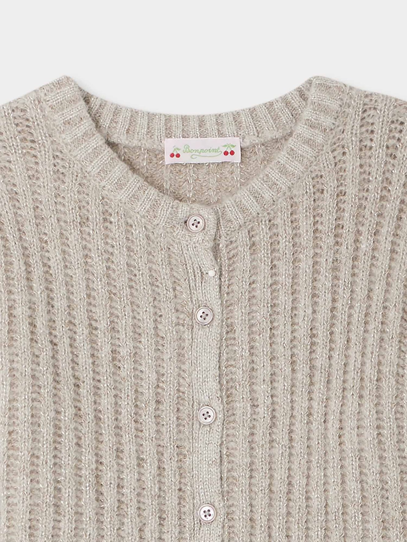 Gabriela wool and cashmere cardigan Bonpoint Vintage second-hand photo 5