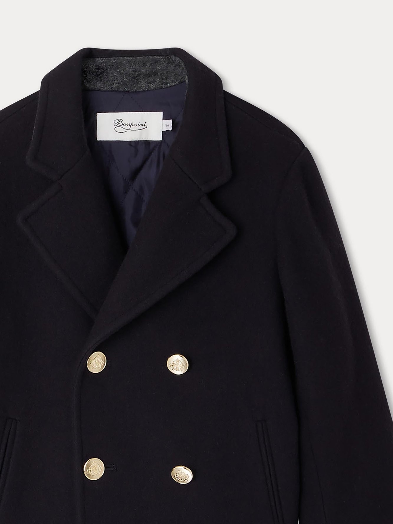 Tadzio wool peacoat Bonpoint Vintage second-hand photo 5