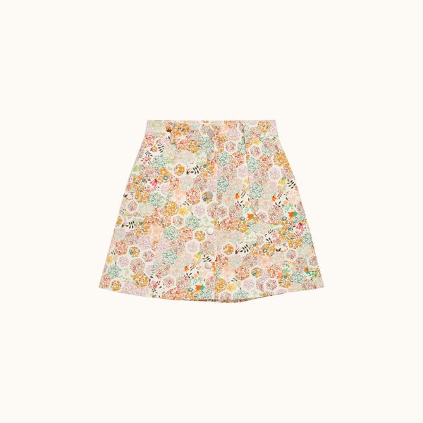 Jupe courte  Nupe à motif Liberty Bonpoint Vintage seconde main photo 1