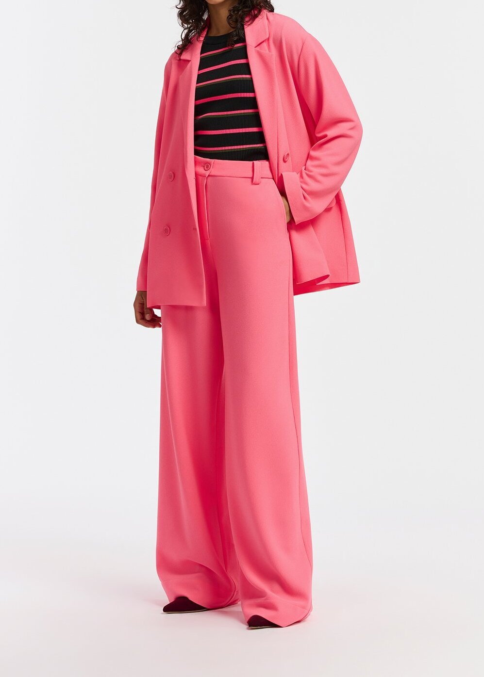Roze broek met brede pijpen RE—SSENTIEL tweedehands photo 5