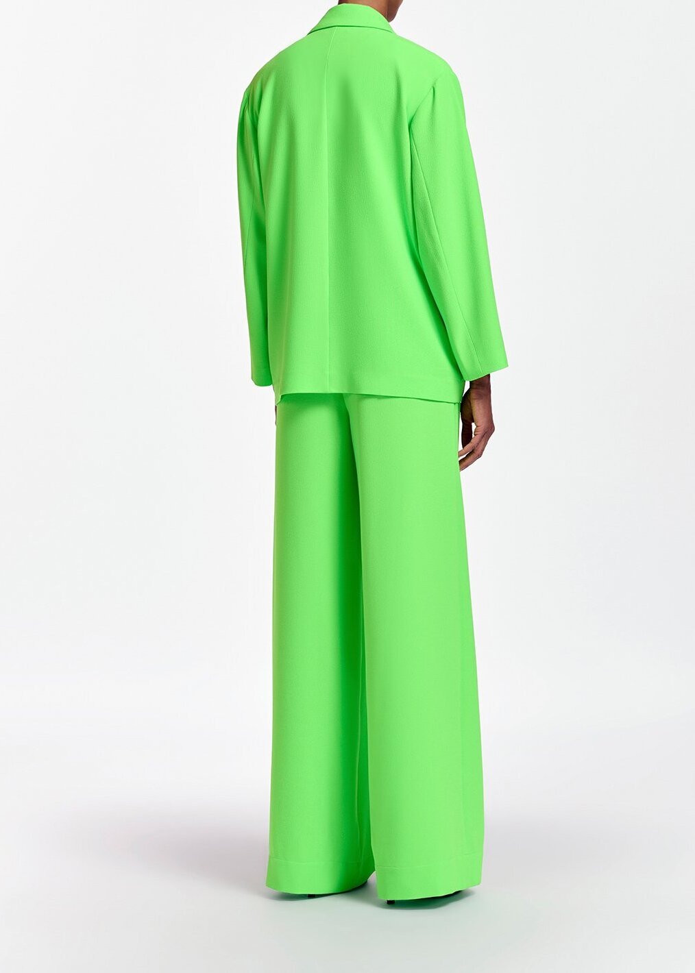 Blazer croisé vert fluo RE—SSENTIEL seconde main photo 4