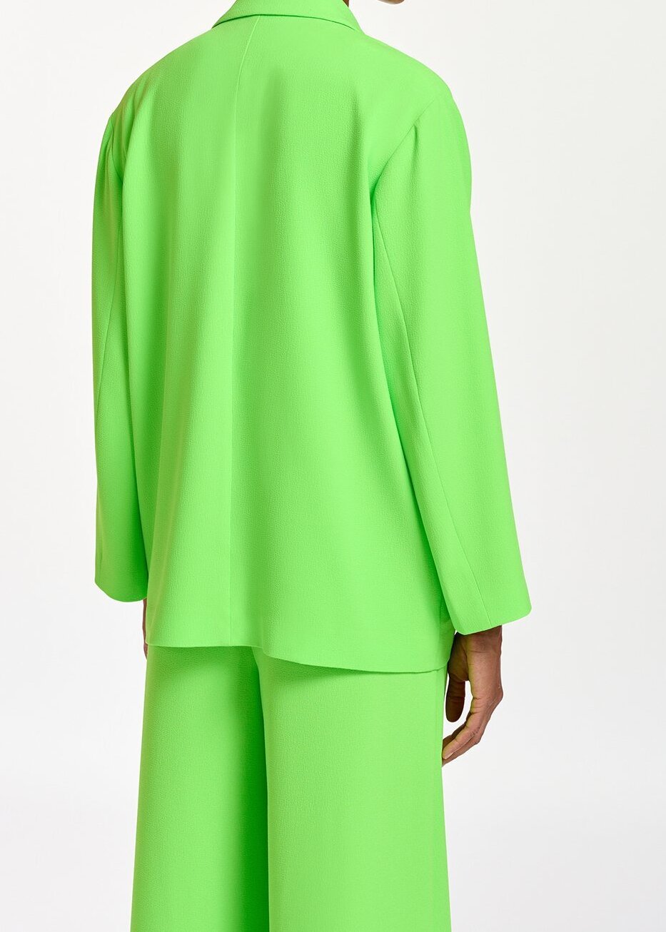 Blazer croisé vert fluo RE—SSENTIEL seconde main photo 5
