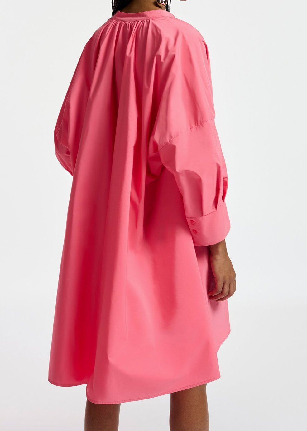 Roze oversized hemdjurk RE—SSENTIEL tweedehands photo 7