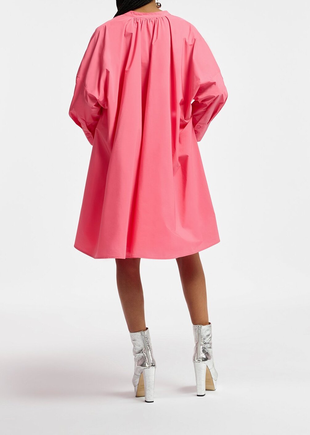 Roze oversized hemdjurk RE—SSENTIEL tweedehands photo 8