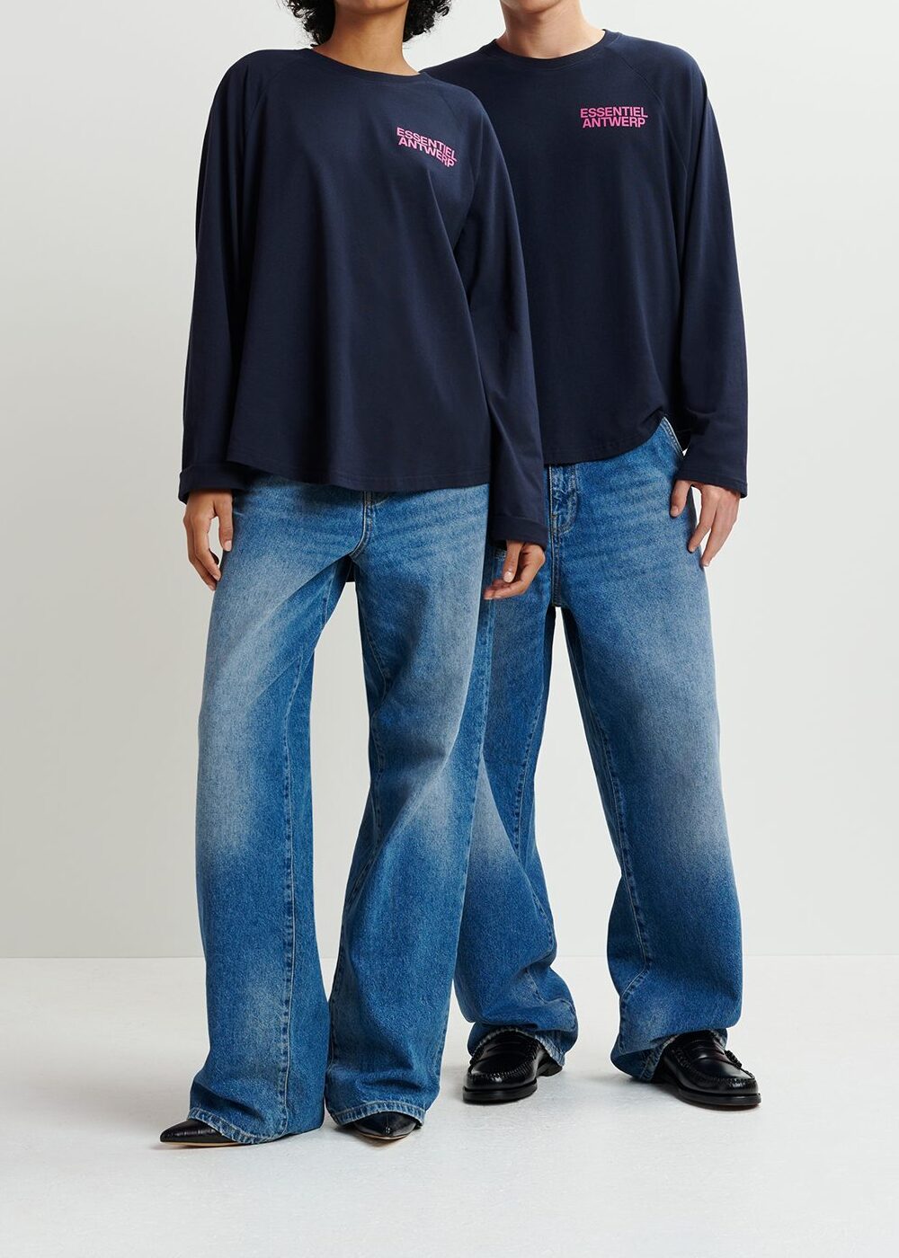 Blue carpenter straight-leg jeans RE—SSENTIEL second-hand photo 8