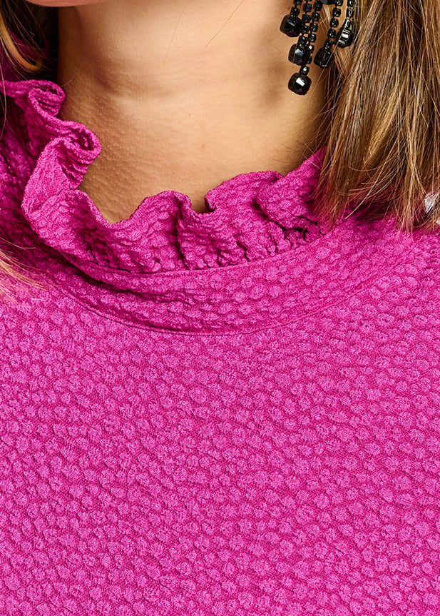 Paarse mini-jurk RE—SSENTIEL tweedehands photo 8