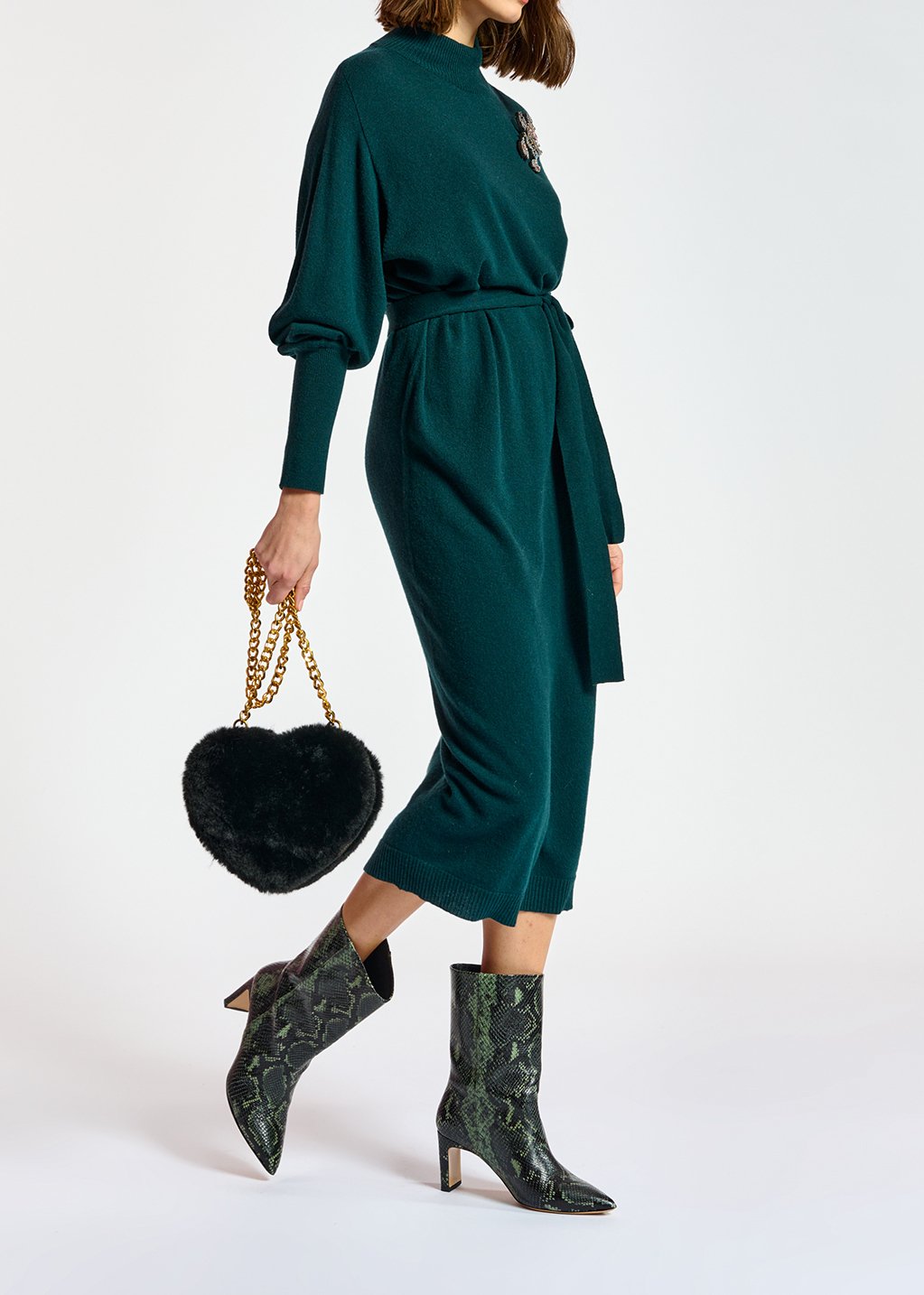 Aperfecto jurk met merinowol RE—SSENTIEL tweedehands photo 3