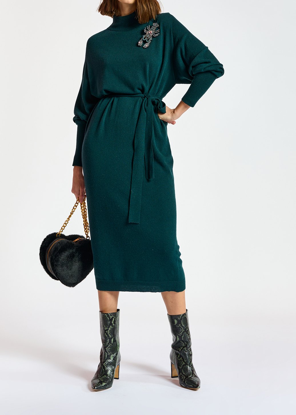 Aperfecto jurk met merinowol RE—SSENTIEL tweedehands photo 6