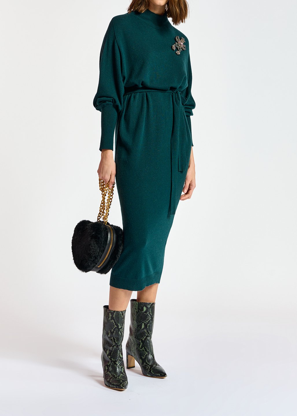Aperfecto jurk met merinowol RE—SSENTIEL tweedehands photo 7