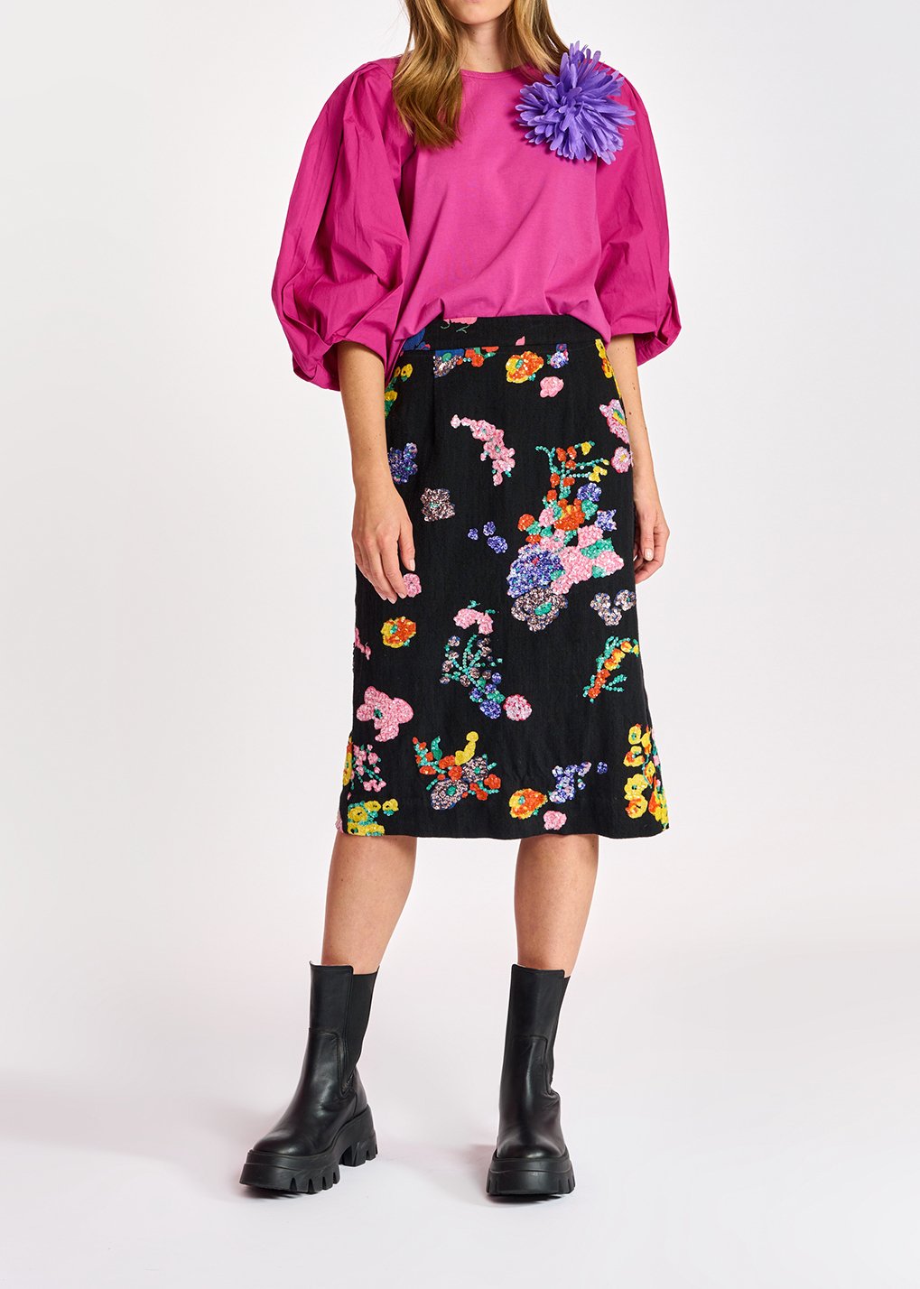 Aperobis poplin sleeve t-shirt RE—SSENTIEL tweedehands photo 5