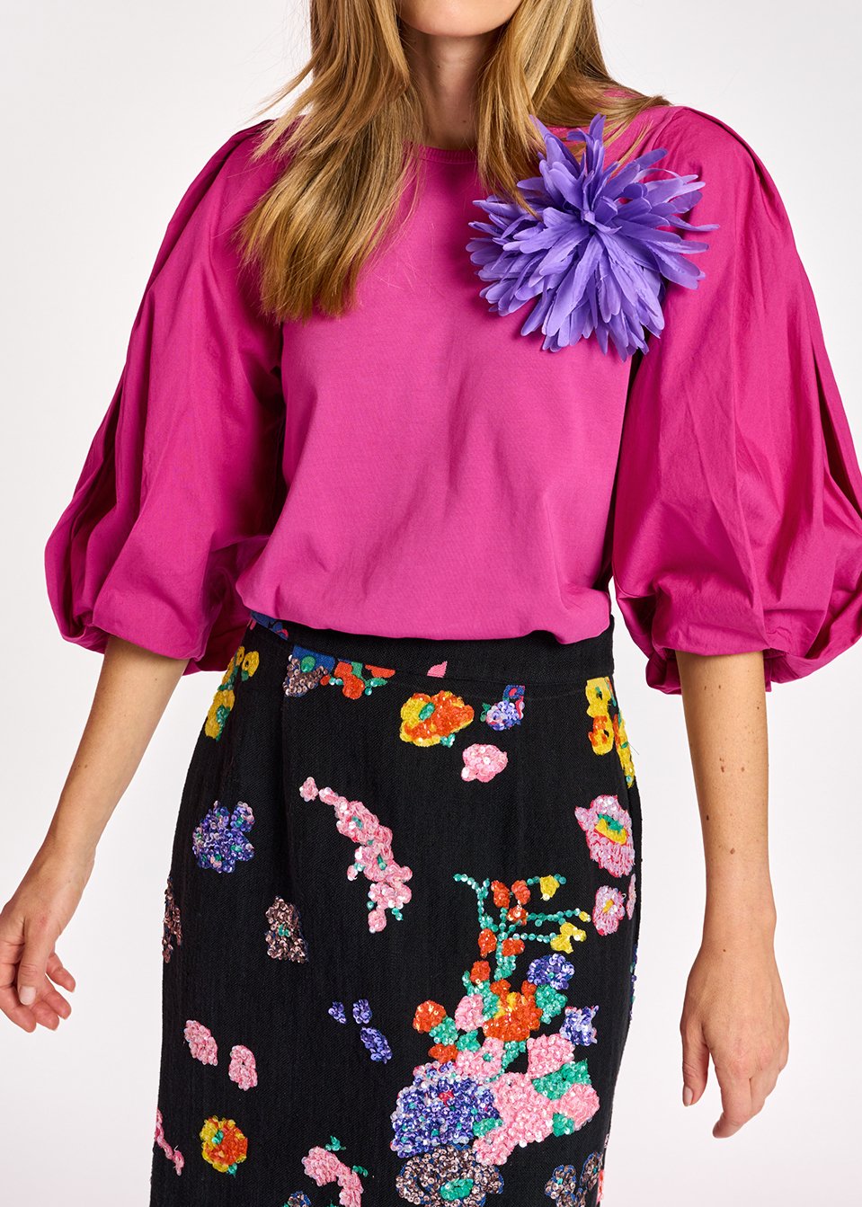 Aperobis poplin sleeve t-shirt RE—SSENTIEL tweedehands photo 7