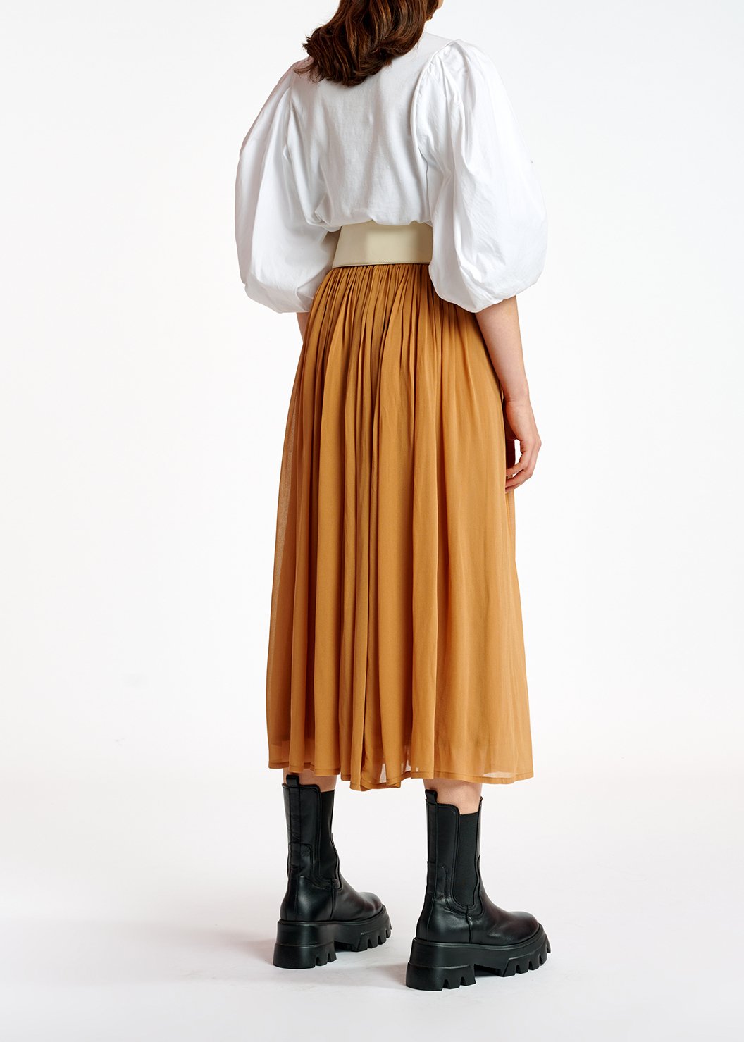 Jupe maxi beige foncé RE—SSENTIEL seconde main photo 7
