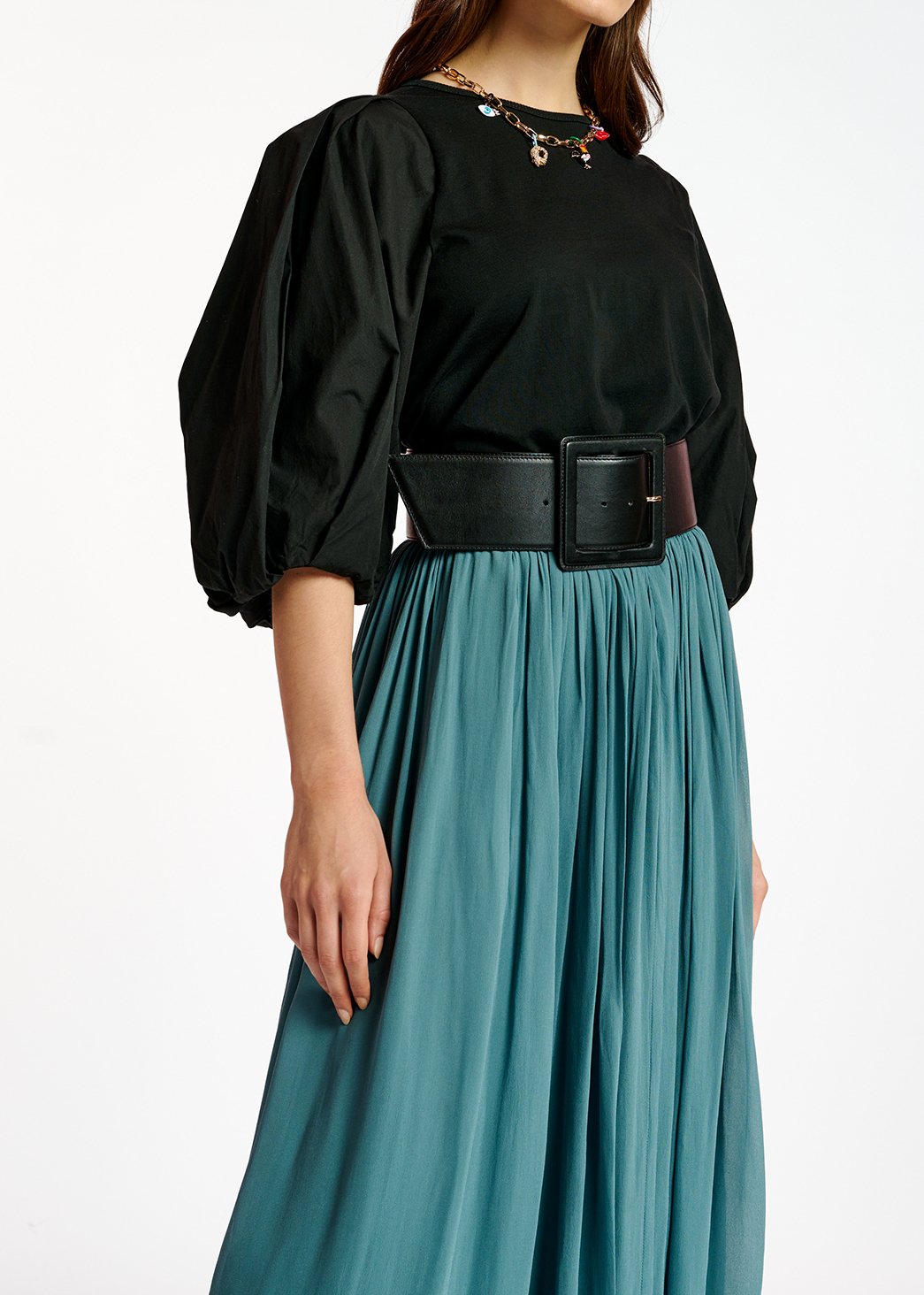 Jupe maxi bleue RE—SSENTIEL seconde main photo 5